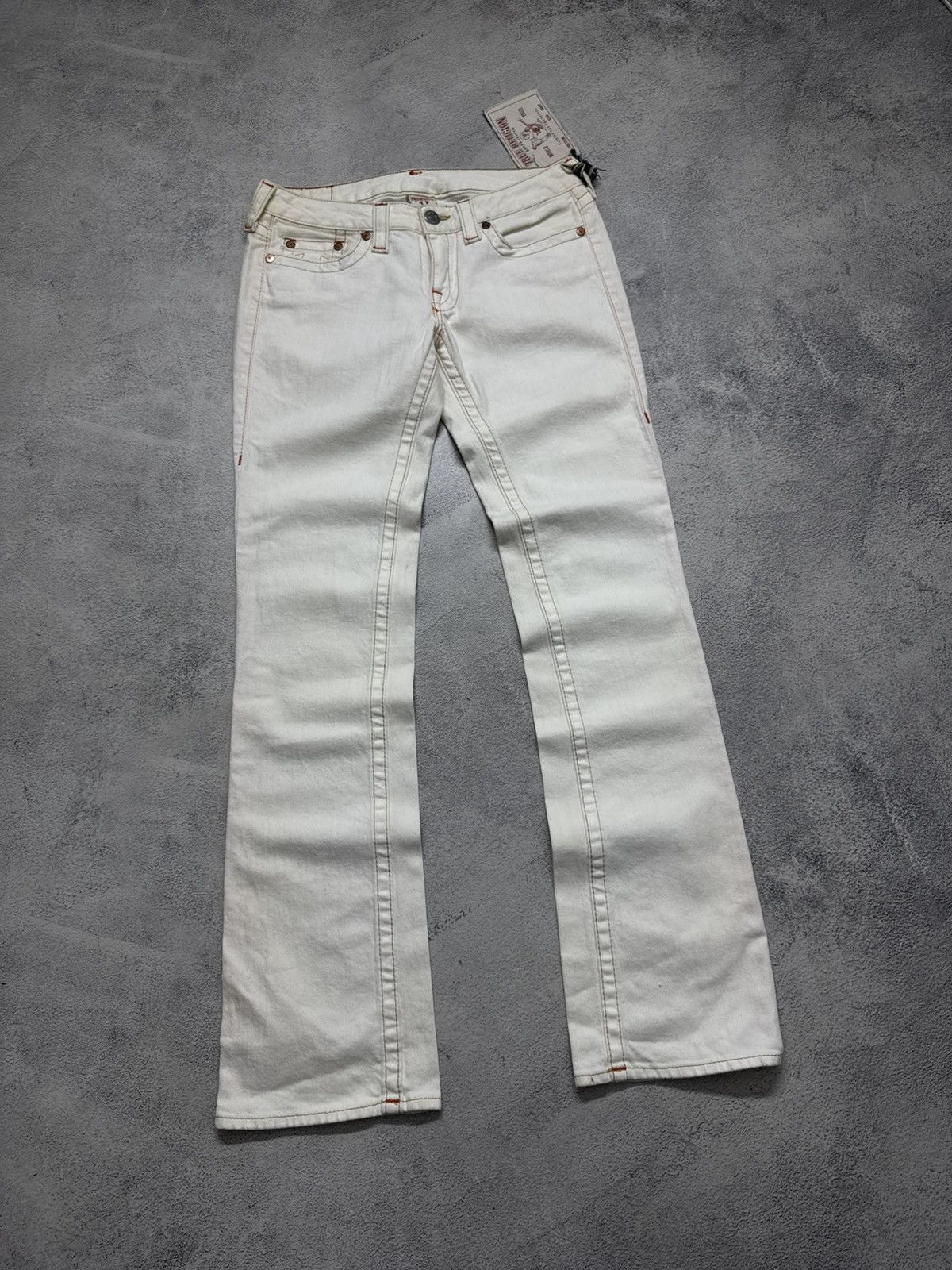 True Religion Vintage True Religion USA White Jeans 90’s Size 29" - 14 Thumbnail