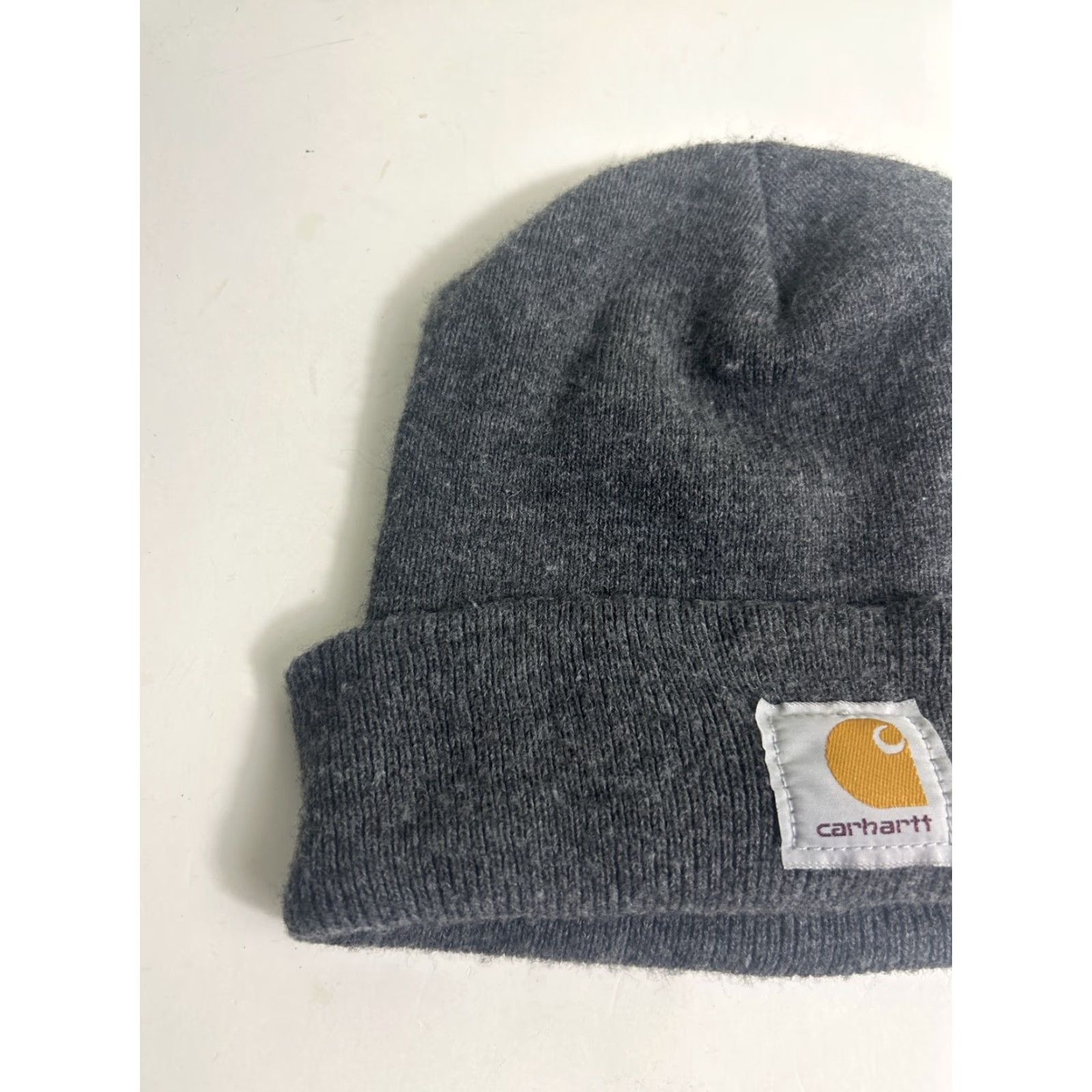 Carhartt Carhartt Beanie Mens One Size Gray Acrylic Knit Skull Cap Charcoal Size ONE SIZE - 2 Thumbnail