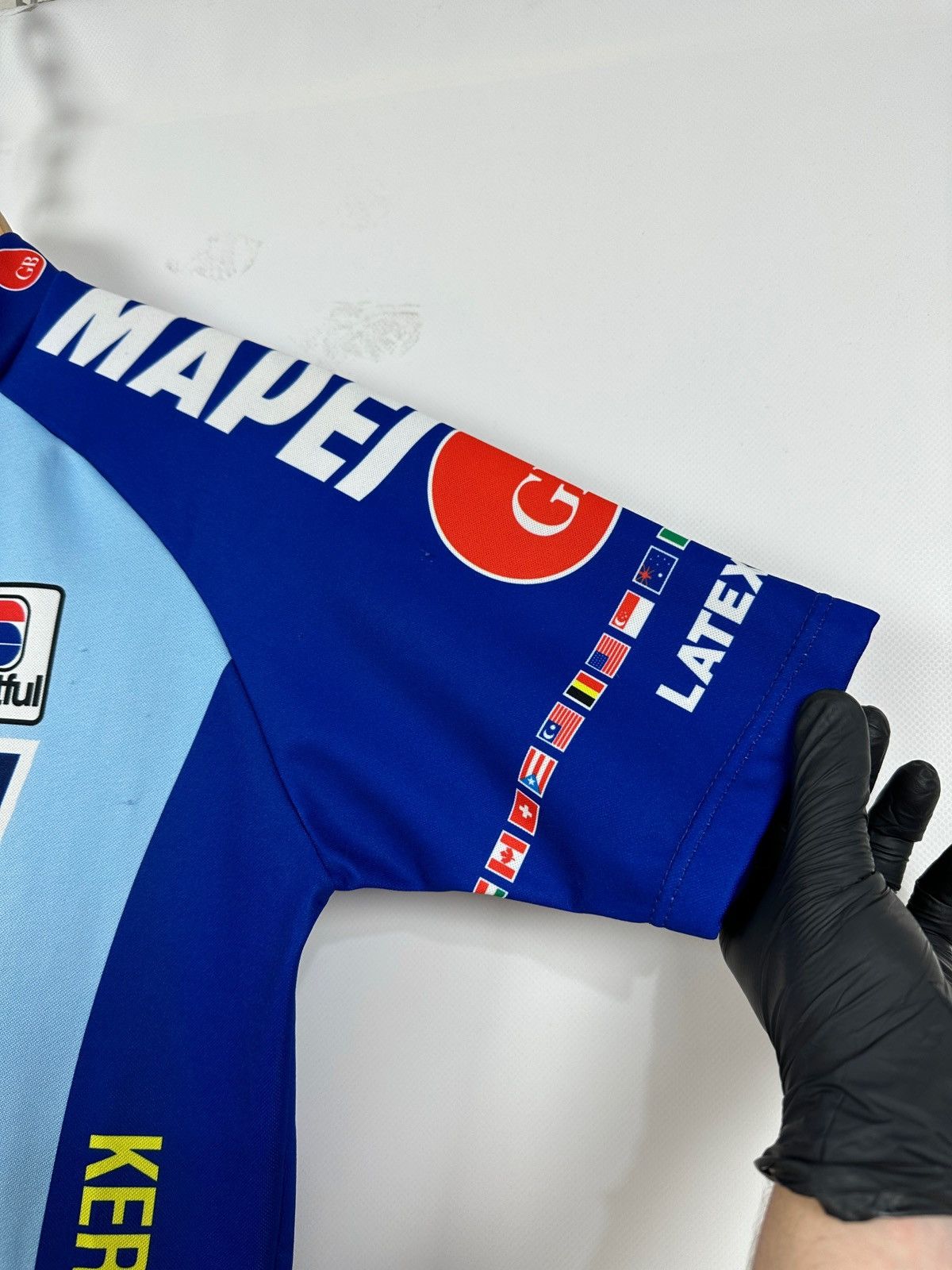 Vintage 1997 Vintage Mapei GB Paris-Roubaix Cycling Jersey Size US XL / EU 56 / 4 - 10 Thumbnail