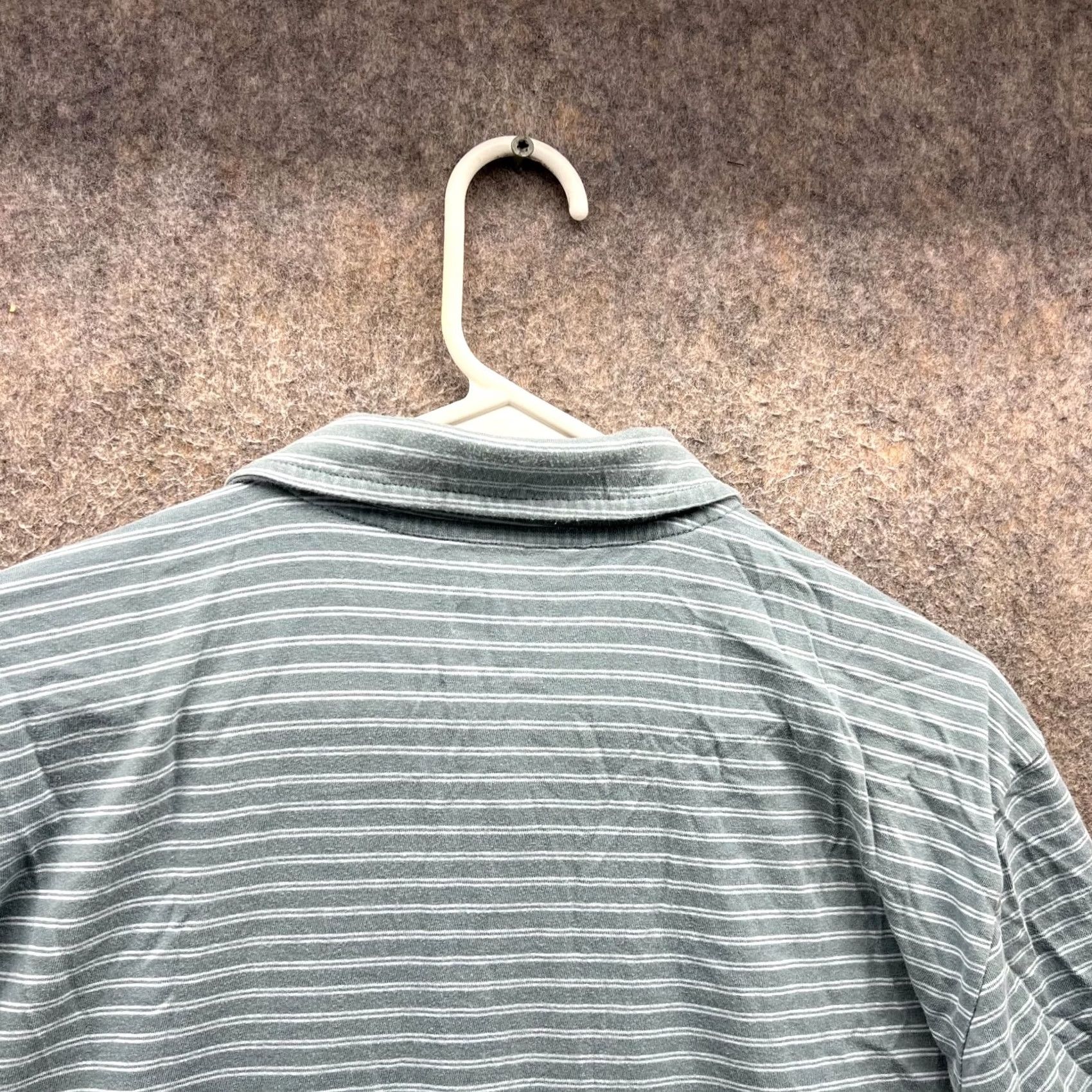 The North Face The North Face Polo Shirt Mens Large Blue Stripes Cotton Outdoors Stretch Camp Size US L / EU 52-54 / 3 - 5 Thumbnail