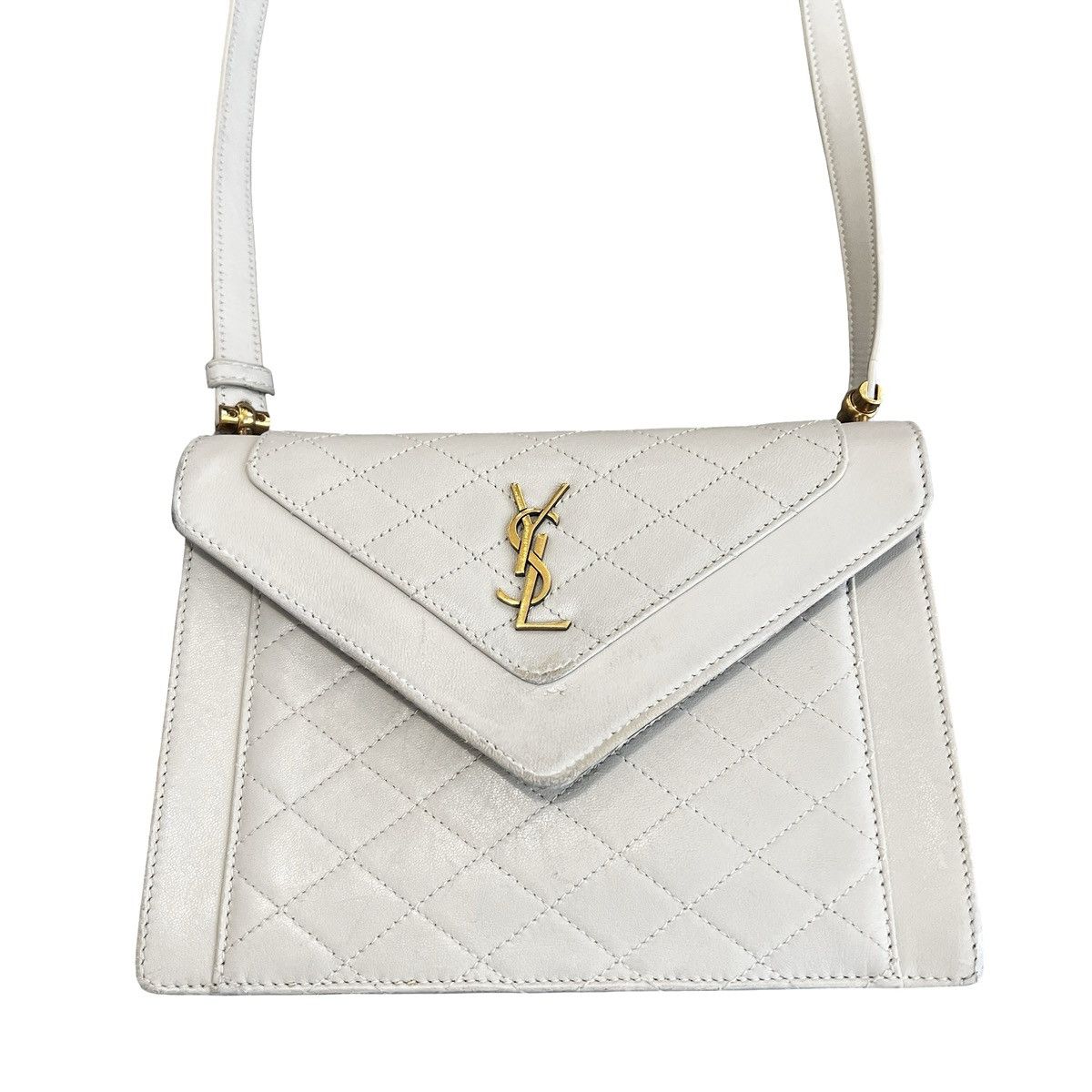 Saint Laurent Paris SAINT LAURENT PARIS CASSANDRA YSL LOGO LEATHER SHOULDER BAG Size ONE SIZE - 1 Thumbnail
