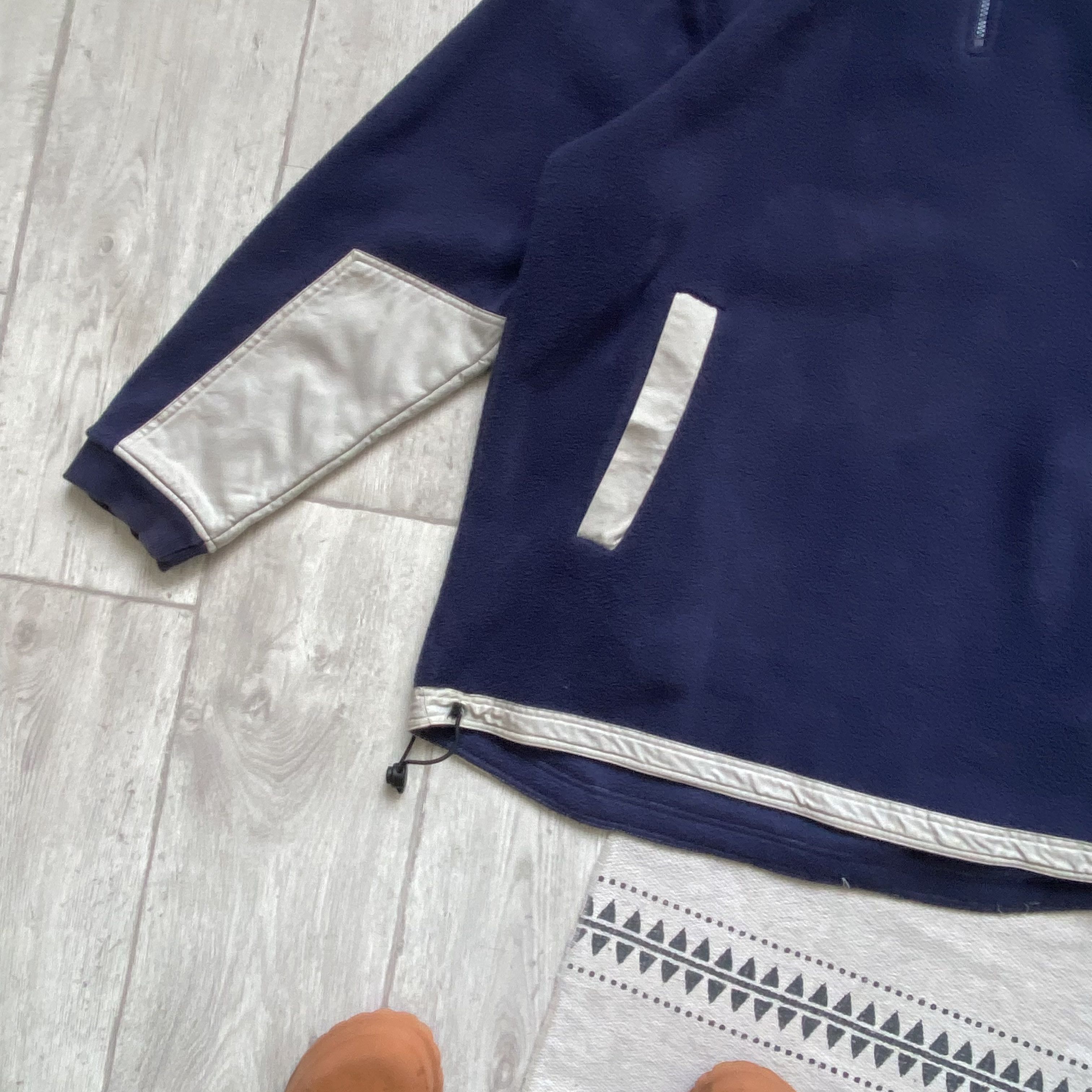 Cotton Traders 🏈 IRF Vintage 90s England Rugby Fleece Sweater Half zip Size US L / EU 52-54 / 3 - 4 Thumbnail