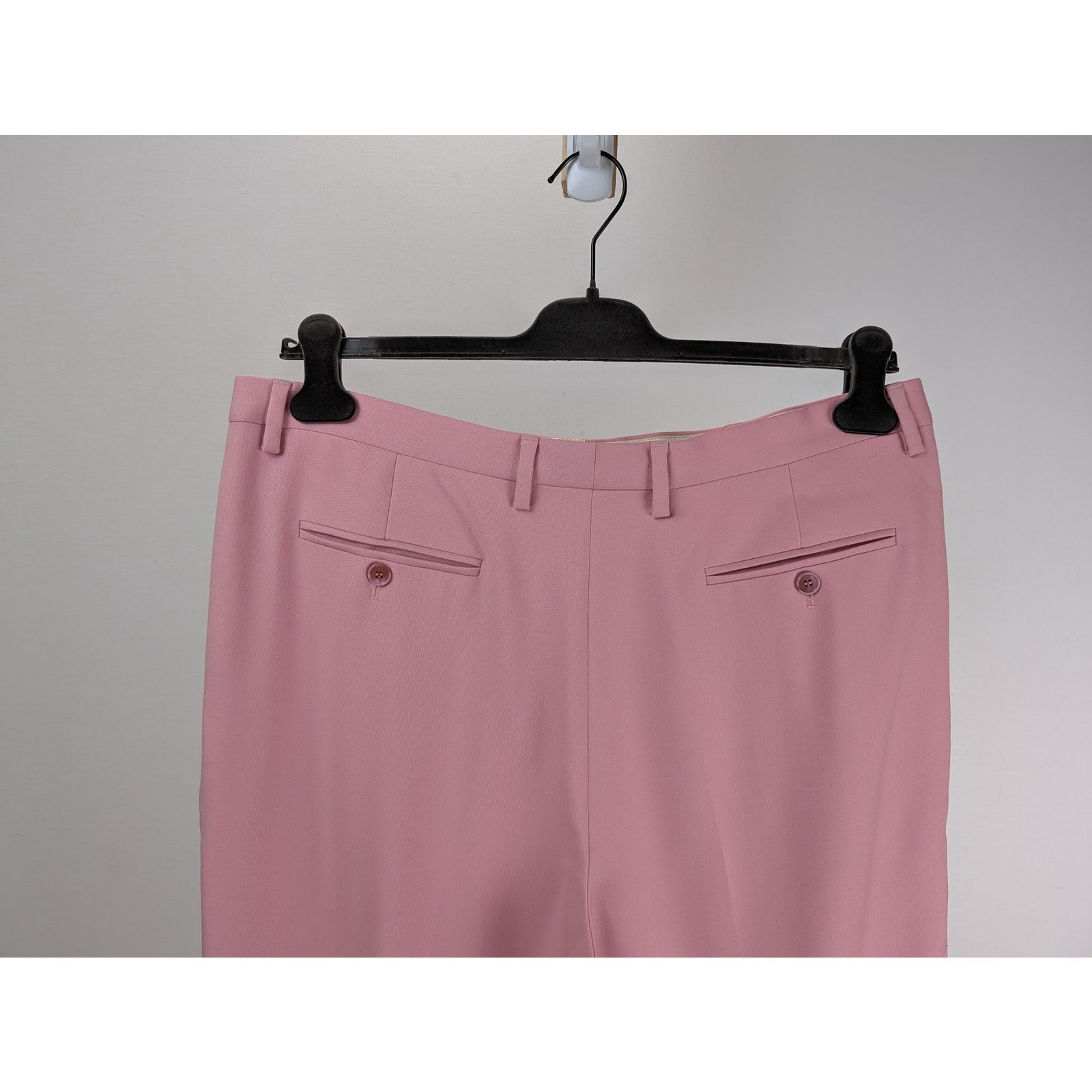 Saint Laurent Paris o1rshd1 Pantalon Constructed Barathea Pant Trouser in Rose Size US 36 / EU 52 - 8 Thumbnail