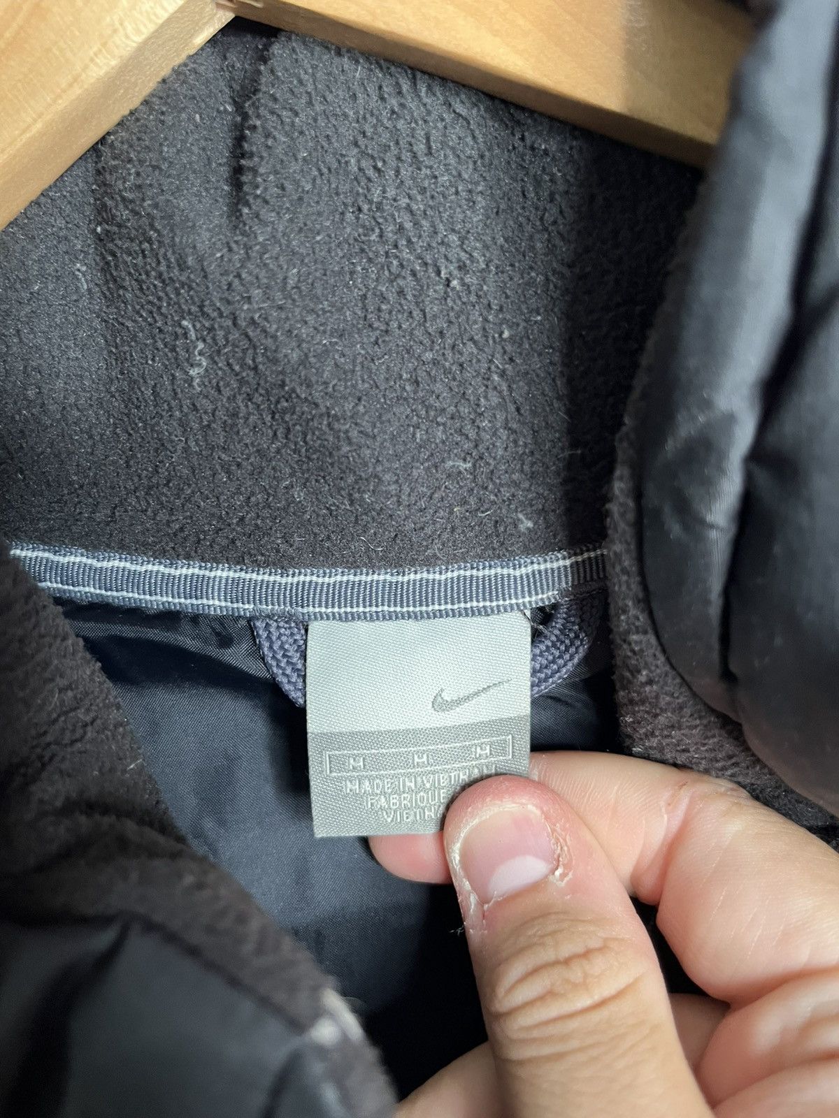 Nike × Vintage Vintage 00s Nike simple swoosh puffer jacket Size US XL / EU 56 / 4 - 4 Thumbnail