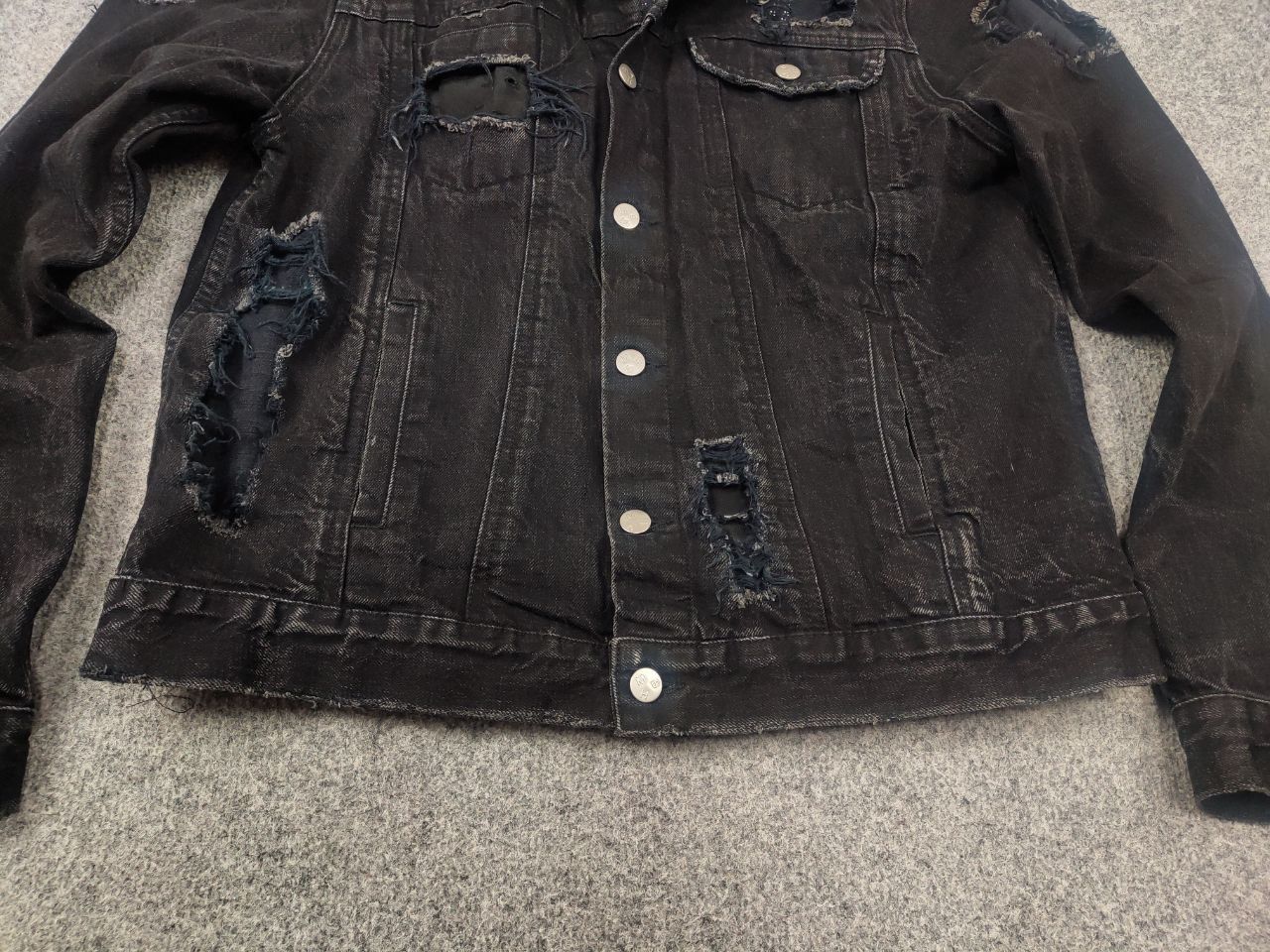 Misbhv Misbhv Design Distressed Denim sonic you Black Jacket Size US M / EU 48-50 / 2 - 7 Thumbnail