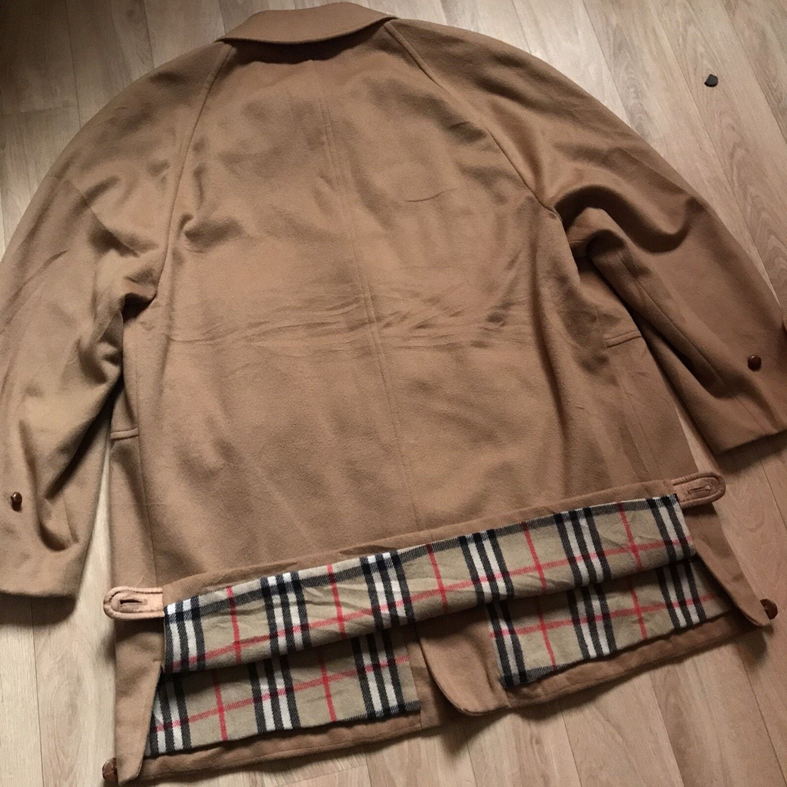 Burberry VINTAGE Burberry coat jacket nova check overcoat wool mens Size US L / EU 52-54 / 3 - 4 Thumbnail