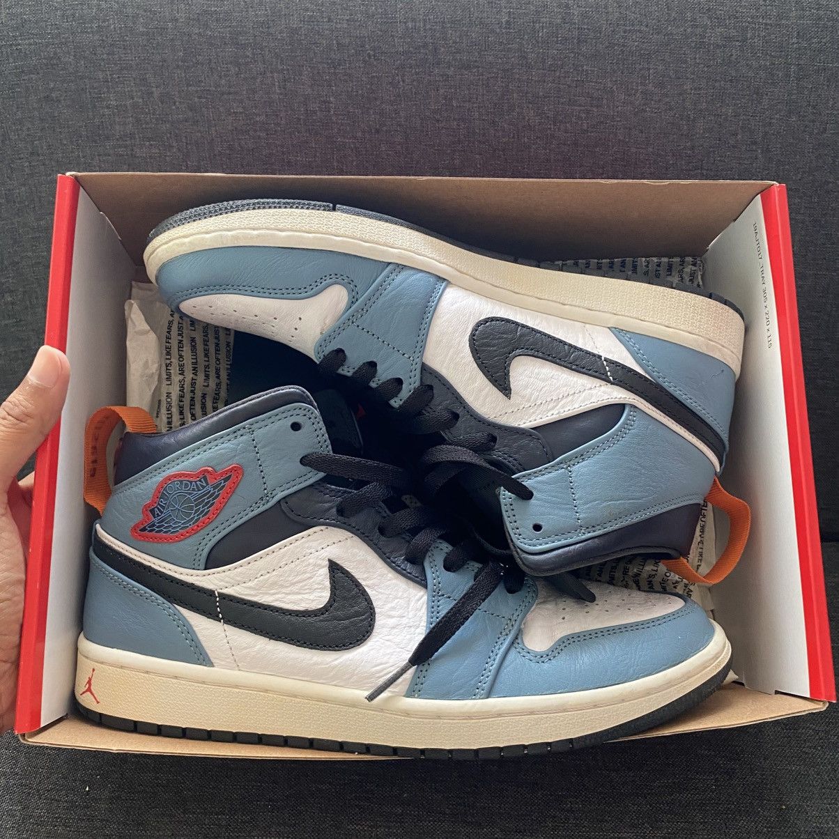 Facetasm × Nike Size 8.5 - Facetasm x Air Jordan 1 Mid Fearless Size US 8.5 / EU 41-42 - 17 Thumbnail