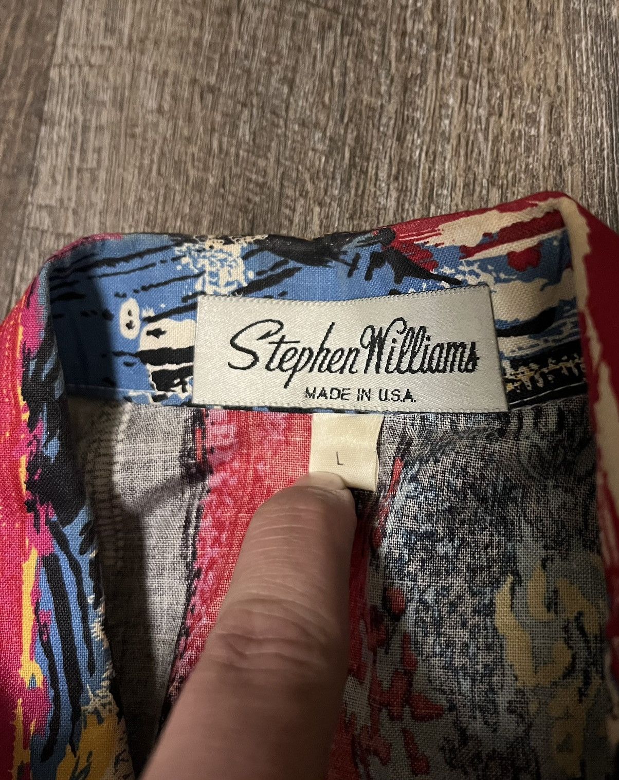 Vintage Vintage Stephen Williams Paint Brush Shirt Shorts Set Size US L / EU 52-54 / 3 - 5 Thumbnail