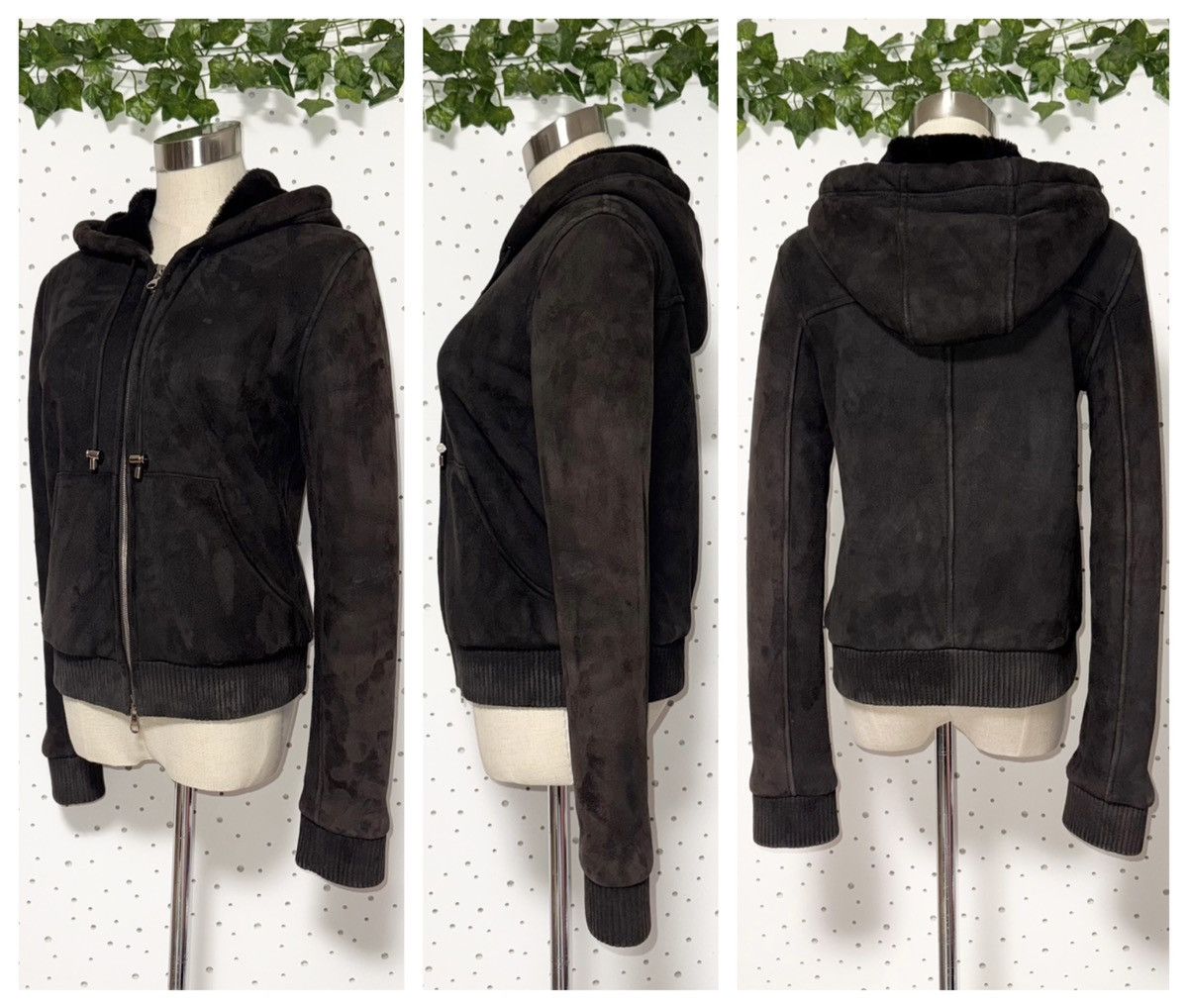 Loewe Authentic LOEWE Hooded Full-Fur Lined Leather Jacket 34 Size XS / US 0-2 / IT 36-38 - 7 Thumbnail