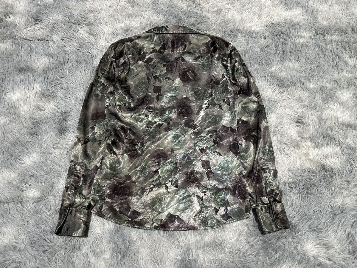 Tornado Mart 🔥Sick Y2K Tornado Mart Shiny Floral Shirt Size US M / EU 48-50 / 2 - 8 Thumbnail