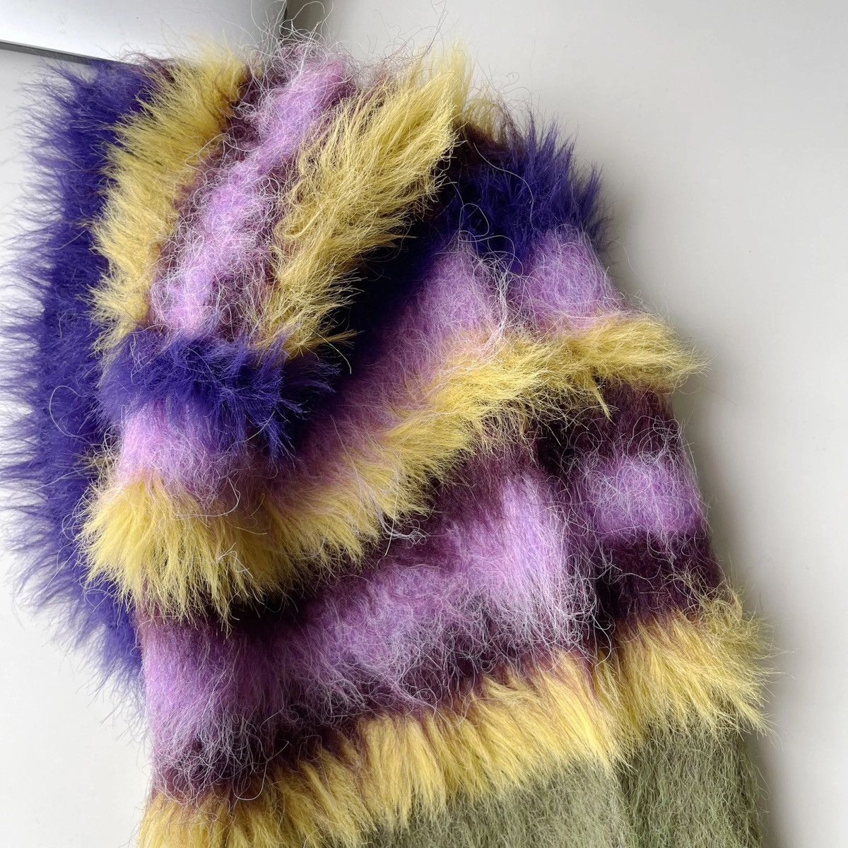 Designer × Vintage Wool Plush Fluffy Balaclava Ski Mask Retro Unisex Beanies Size ONE SIZE - 5 Thumbnail