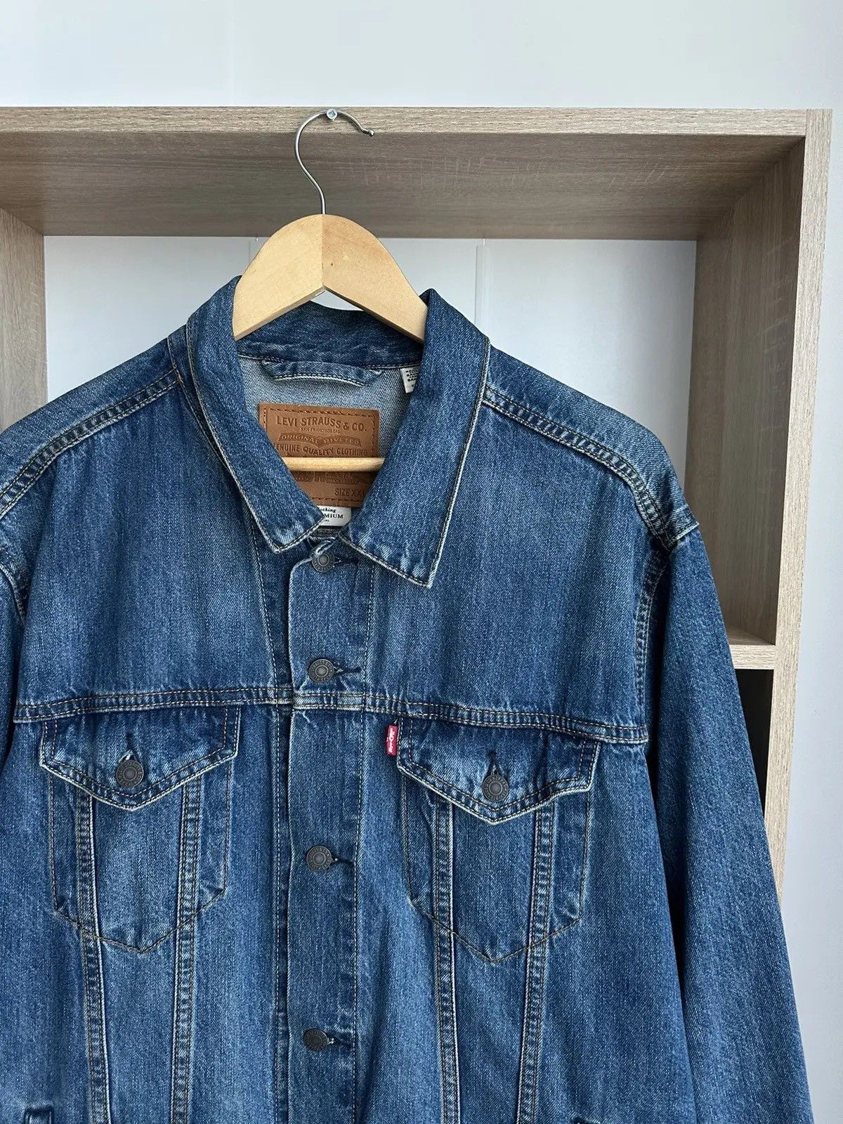 Levi's × Vintage Vintage Levi’s Denim Blue Jacket Size US XL / EU 56 / 4 - 3 Thumbnail
