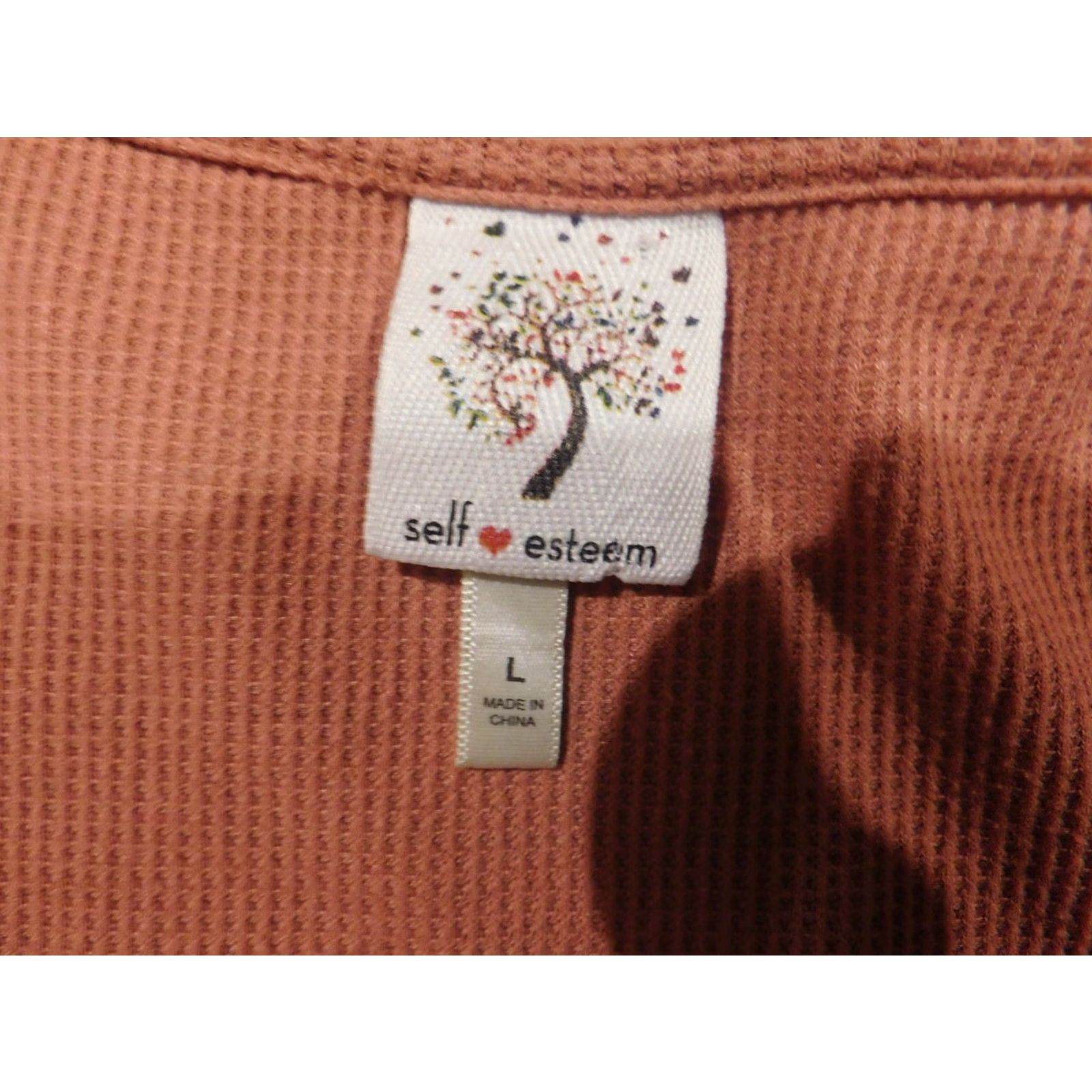 Vintage Self Esteem Pink Blouse L Women Short Sleeve Collared Cotton Stretch Casual Button Size L / US 10 / IT 46 - 4 Thumbnail