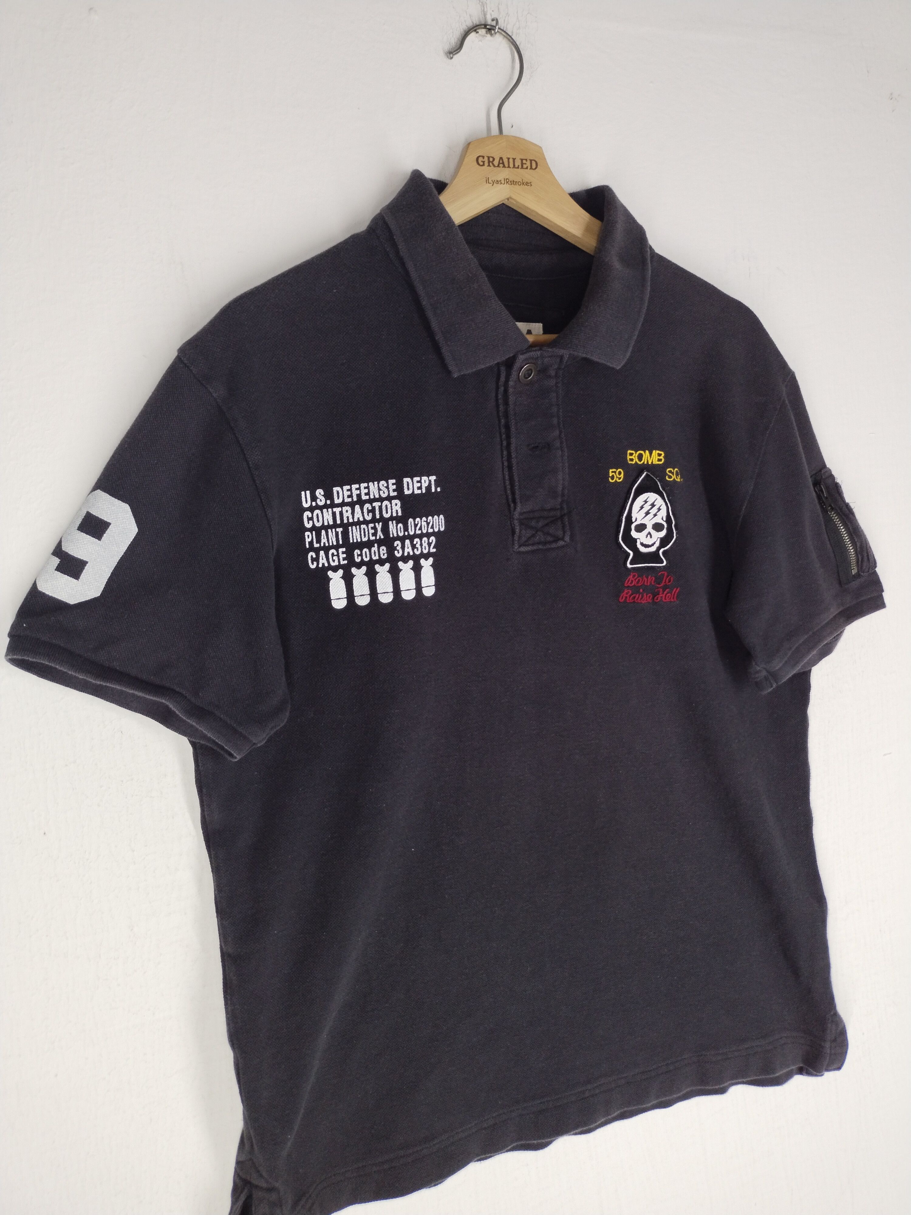Alpha Industries Vintage Alpha Industries Collar Shirt Tee Size US M / EU 48-50 / 2 - 3 Thumbnail