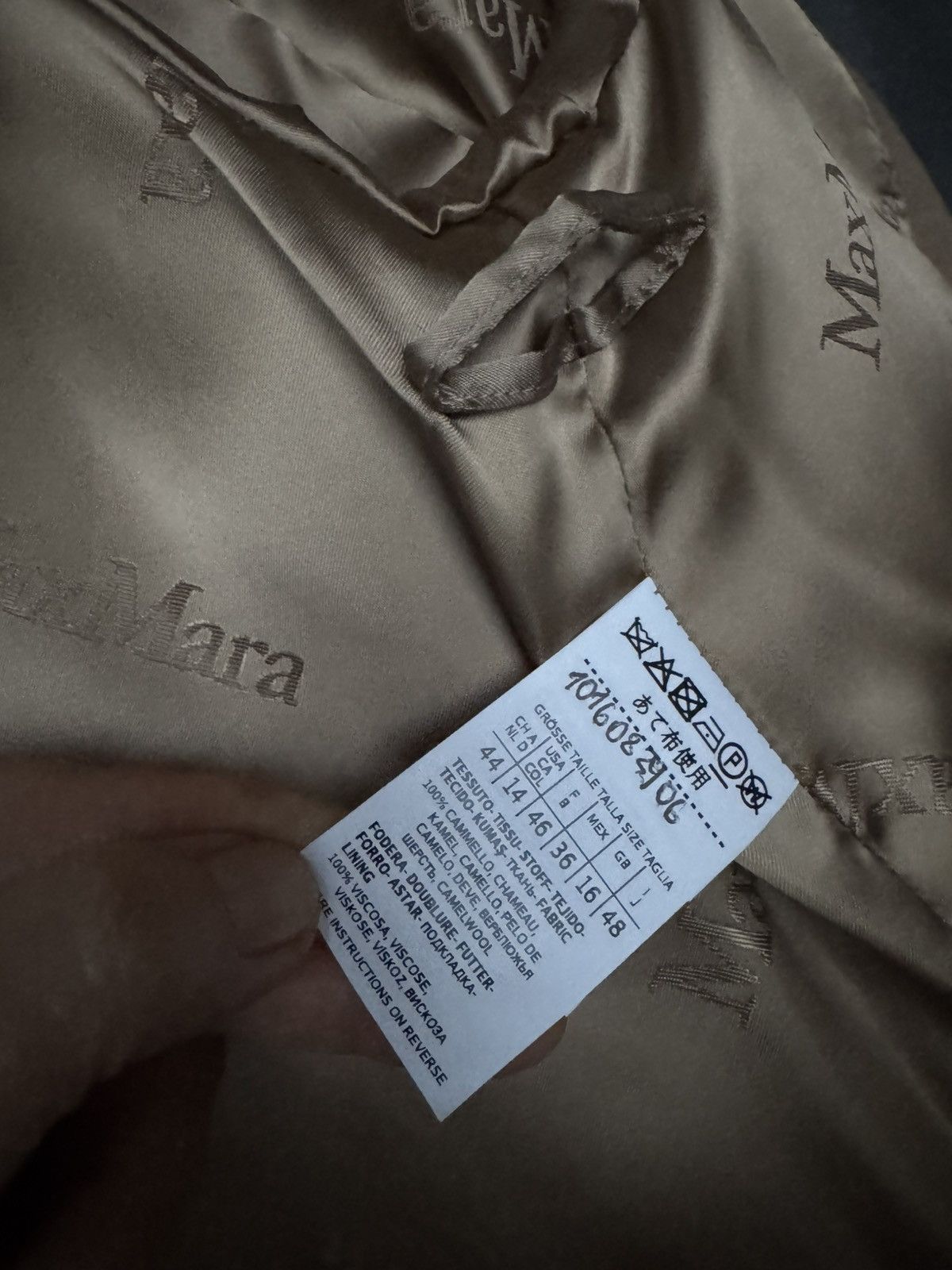 Max Mara Max Mara Rialto Camel Hair Short Hooded Coat Size L / US 10 / IT 46 - 7 Thumbnail