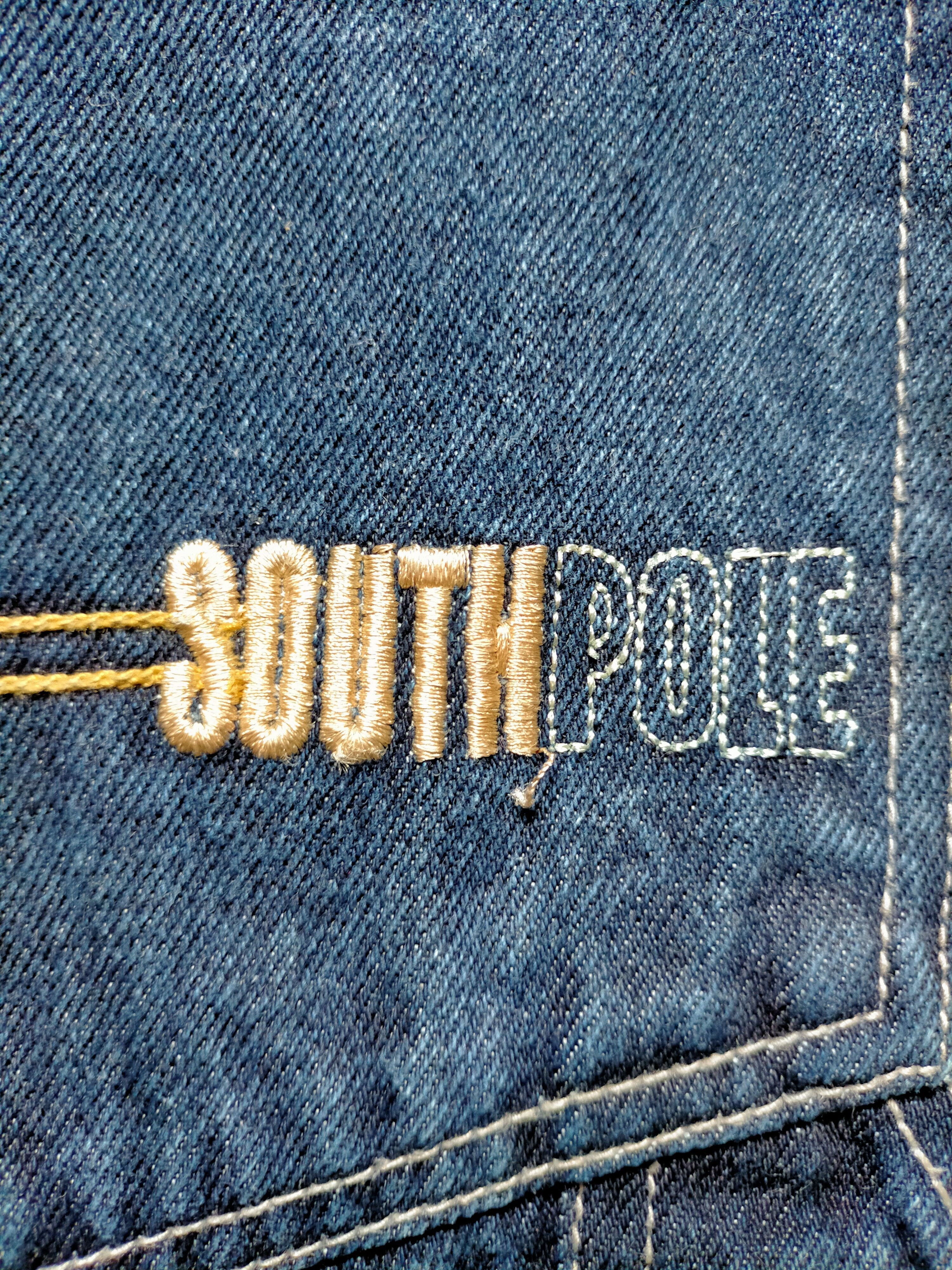 JNCO × Southpole × Vintage Southpole Carpenter Embroiderey Baggy Jeans Size US 32 / EU 48 - 14 Thumbnail