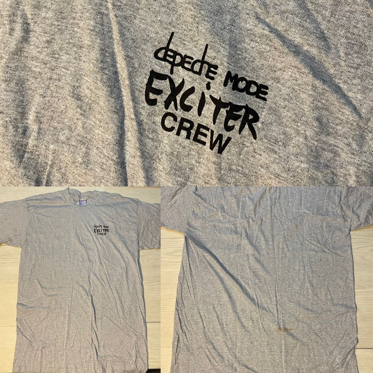 Vintage Depeche Mode 2001 Exciter Tour Crew roadie tshirt XL vintage Size US XL / EU 56 / 4 - 1 Thumbnail
