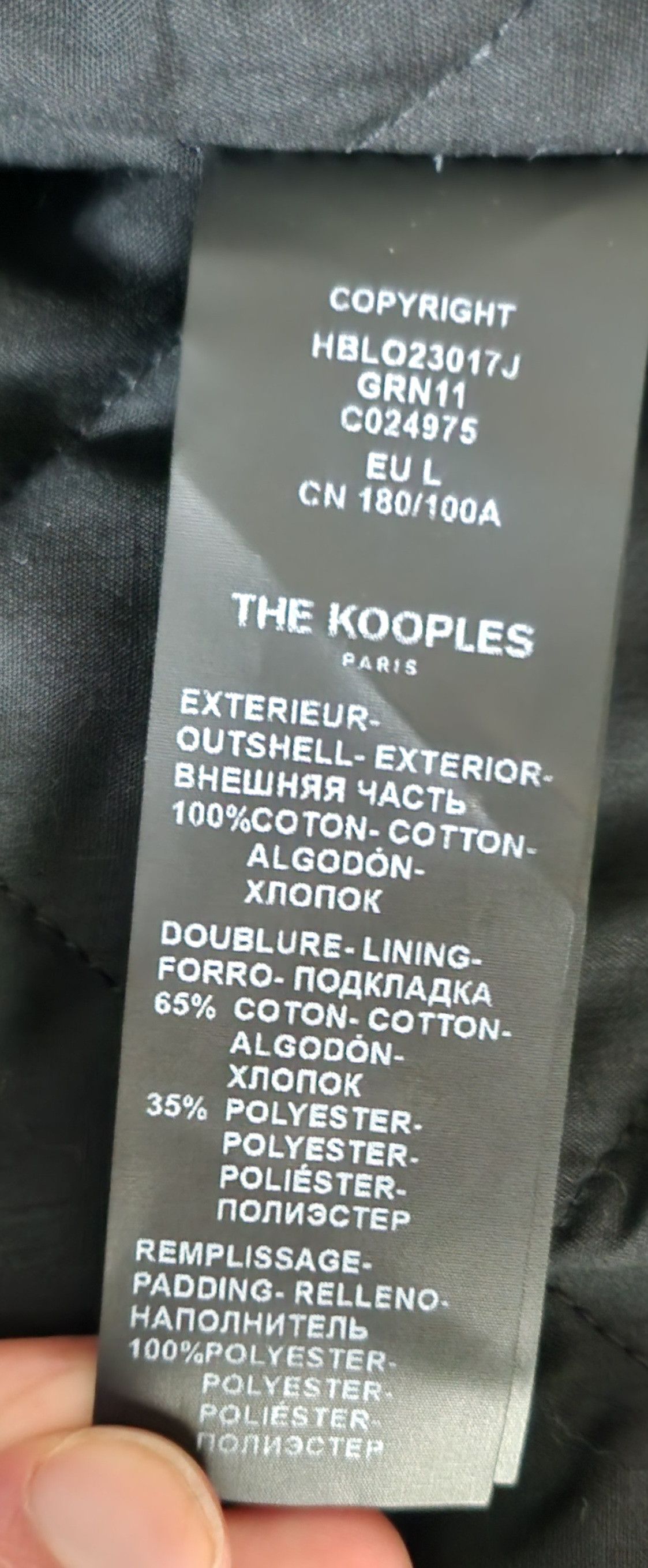 The Kooples Padded Canvas Work Jacket Size US L / EU 52-54 / 3 - 7 Thumbnail