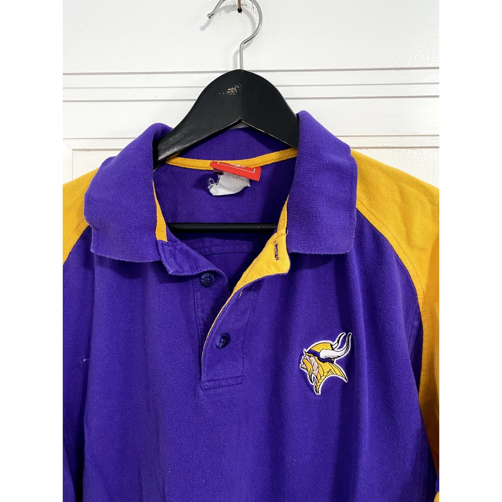 NFL Vintage Minnesota Vikings Polo Shirt Size Large Size US L / EU 52-54 / 3 - 2 Thumbnail