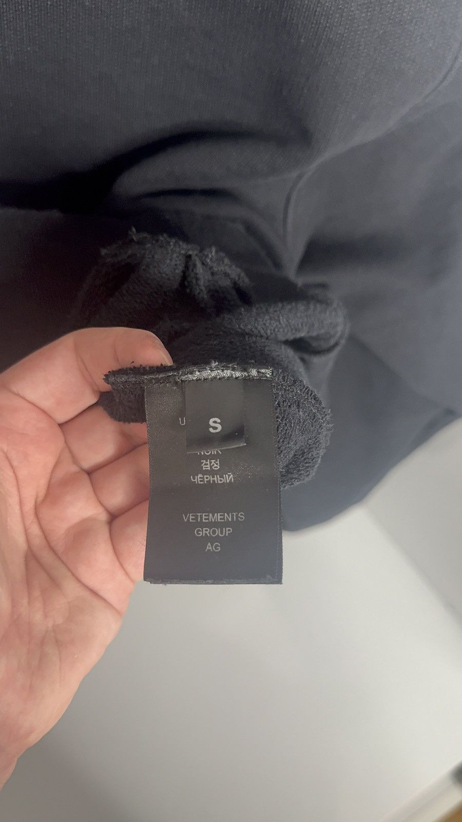 Vetements ✅ Vetements black Unicorn Hoodie Size US S / EU 44-46 / 1 - 7 Thumbnail