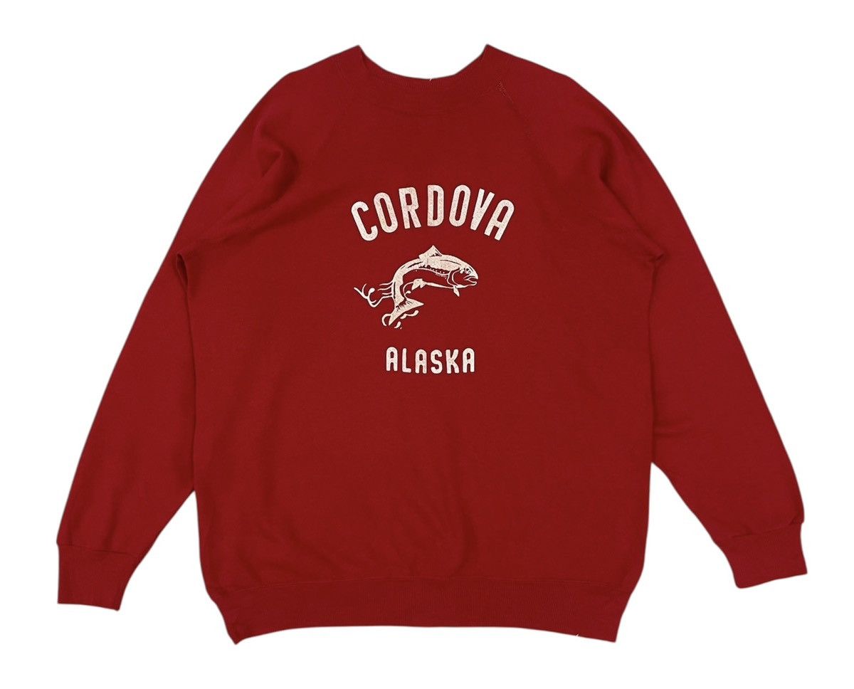 Vintage Vintage Fish Cordova Alaska Sweatshirt Made in Usa Size US L / EU 52-54 / 3 - 1 Thumbnail
