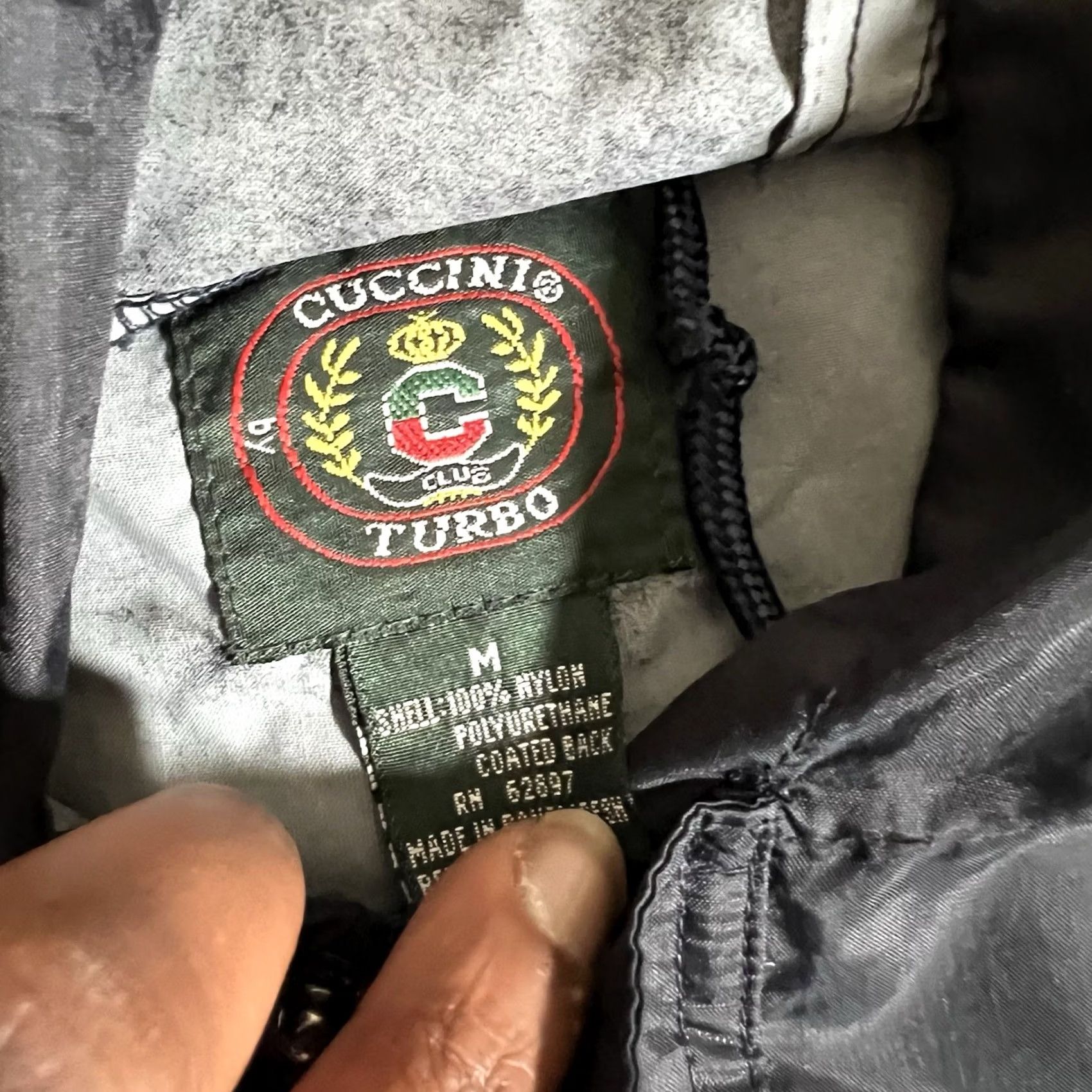 Vintage VINTAGE Cuccini Turbo Windbreaker Jacket M Navy Blue Men’s Size US M / EU 48-50 / 2 - 5 Thumbnail