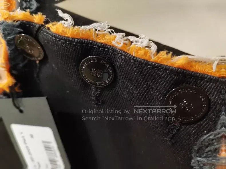 Raf Simons Double-layer denim vest
