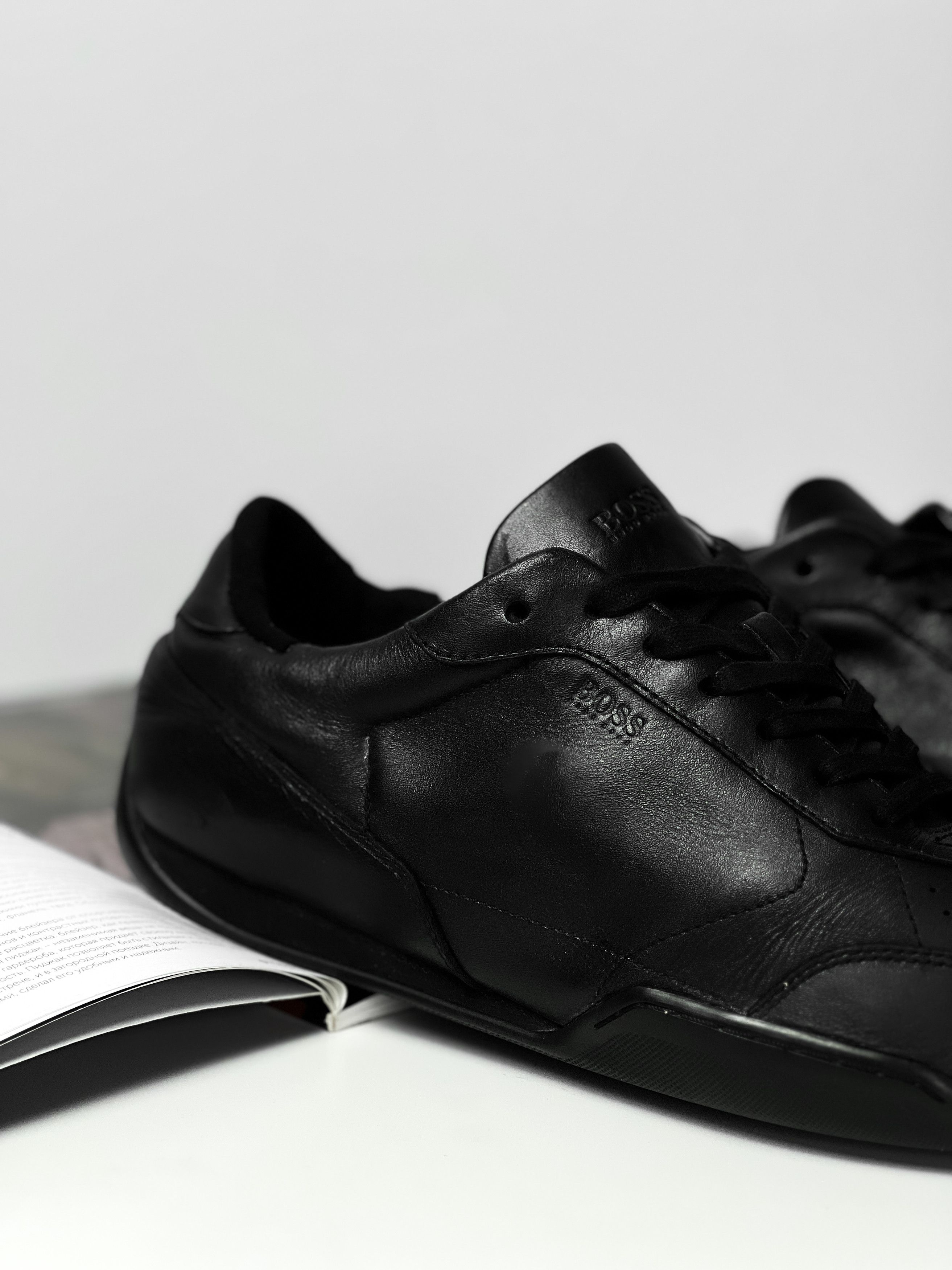 Hugo Boss HUGO BOSS Leather Men`s Shoes Size US 10.5 / EU 43-44 - 3 Thumbnail