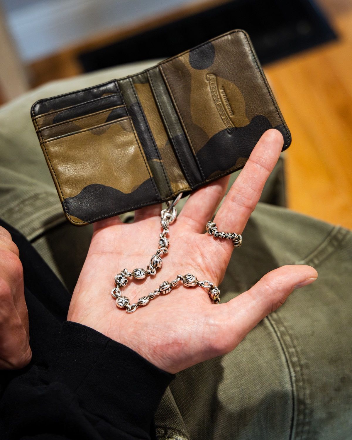 Chrome Hearts CAMO LEATHER BIFOLD WALLET Size ONE SIZE - 6 Thumbnail