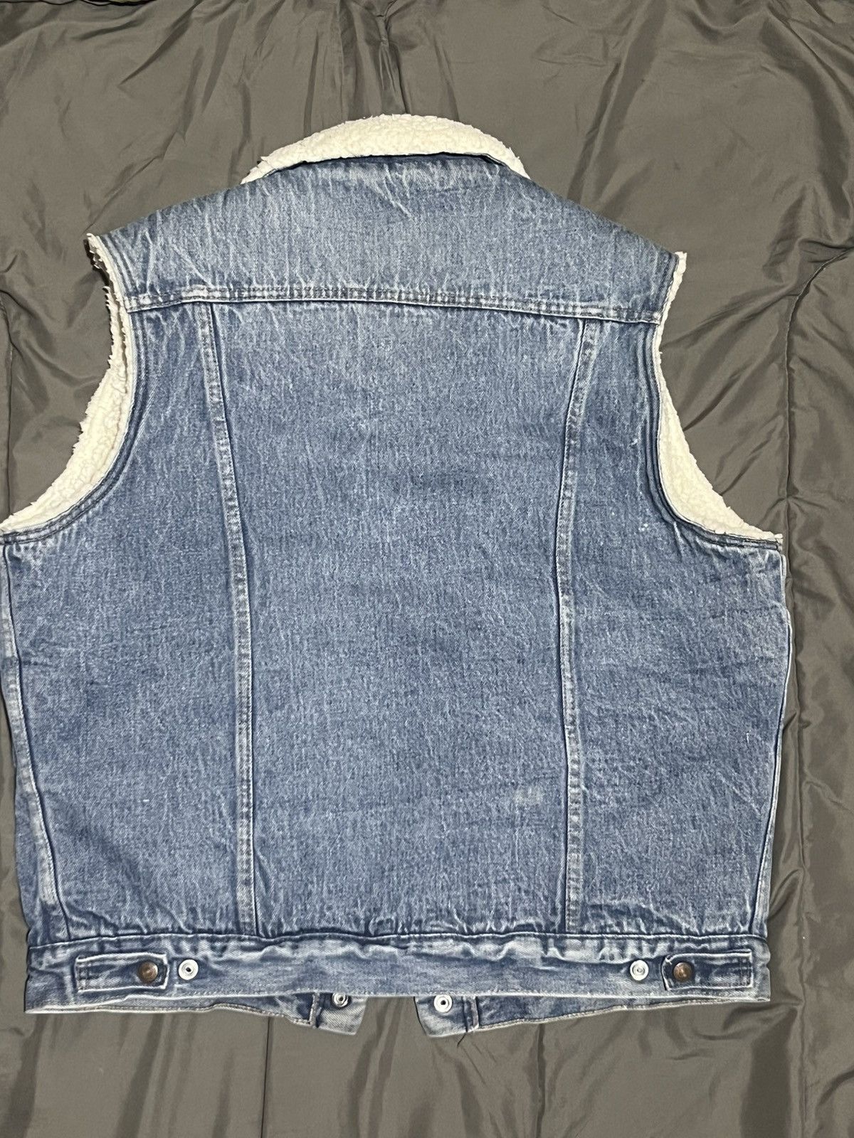 Vintage Sherpa Lined Denim Vest Size US S / EU 44-46 / 1 - 2 Thumbnail