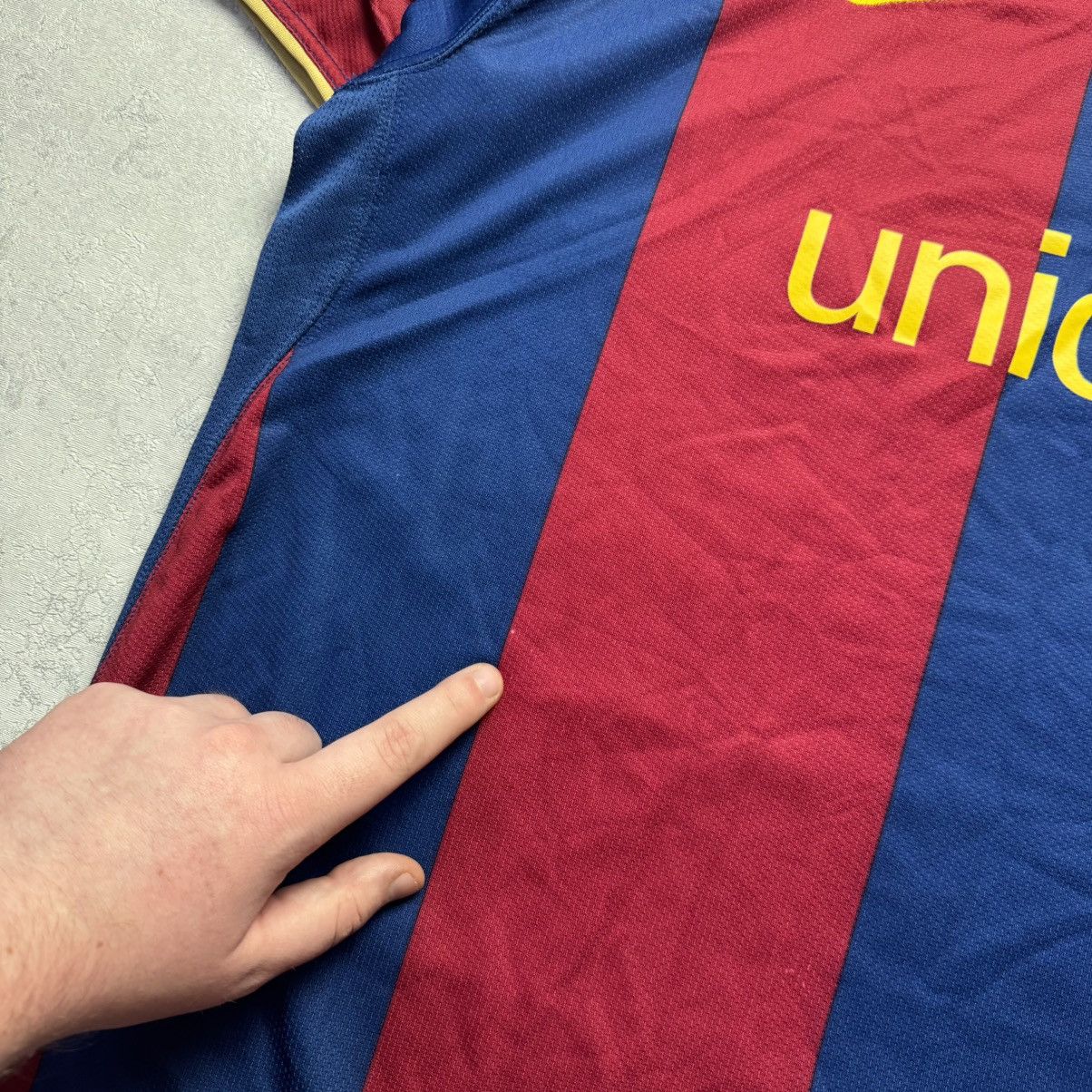 Nike Nike Barcelona 2007/08 Home Football Soccer Jersey Size XL Size US XL / EU 56 / 4 - 10 Thumbnail
