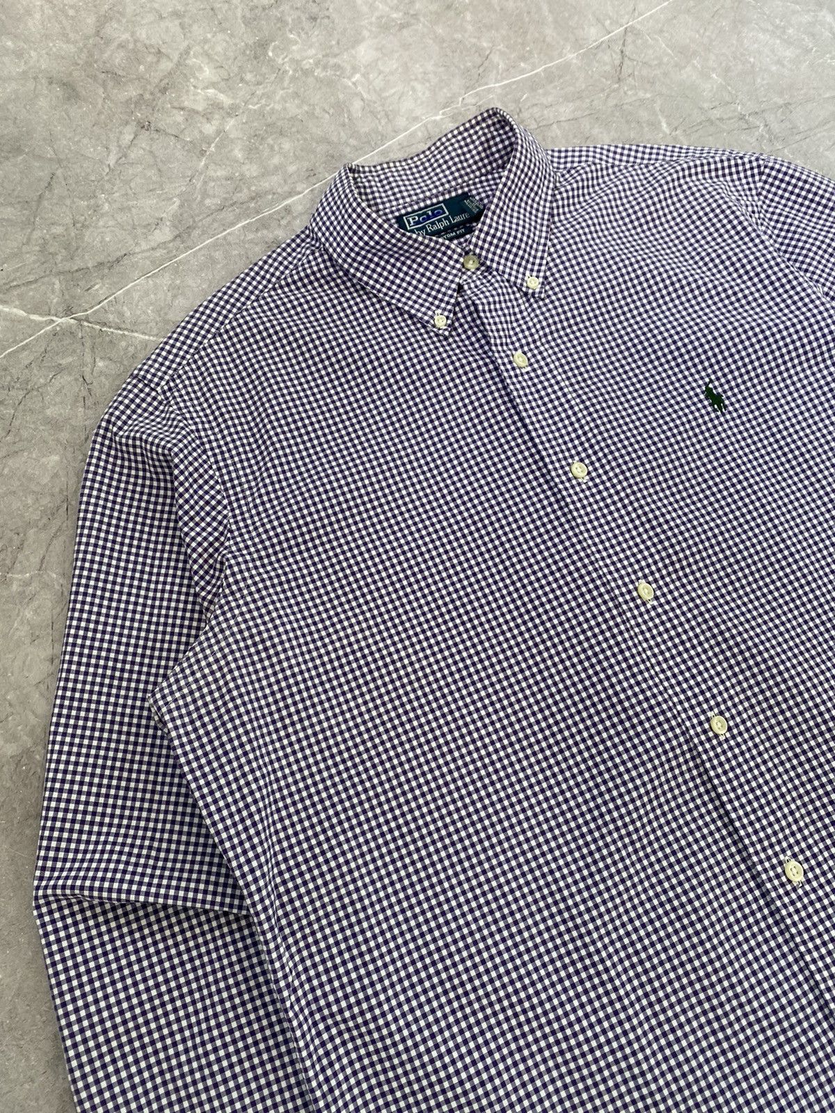 Polo Ralph Lauren Vintage Y2K Polo Ralph Lauren Shirt Button Up Geometric 90s Size US L / EU 52-54 / 3 - 3 Thumbnail