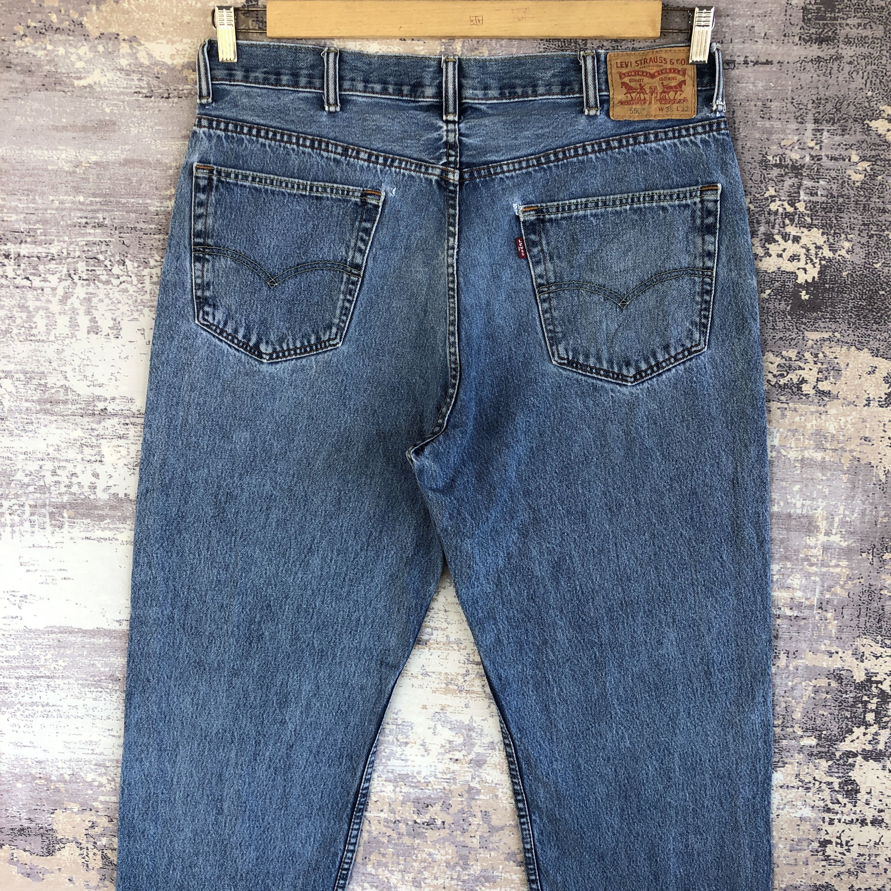 Levi's Vintage Levis Stone Wash Jeans Levis 505 Faded Denim Size US 36 / EU 52 - 4 Thumbnail