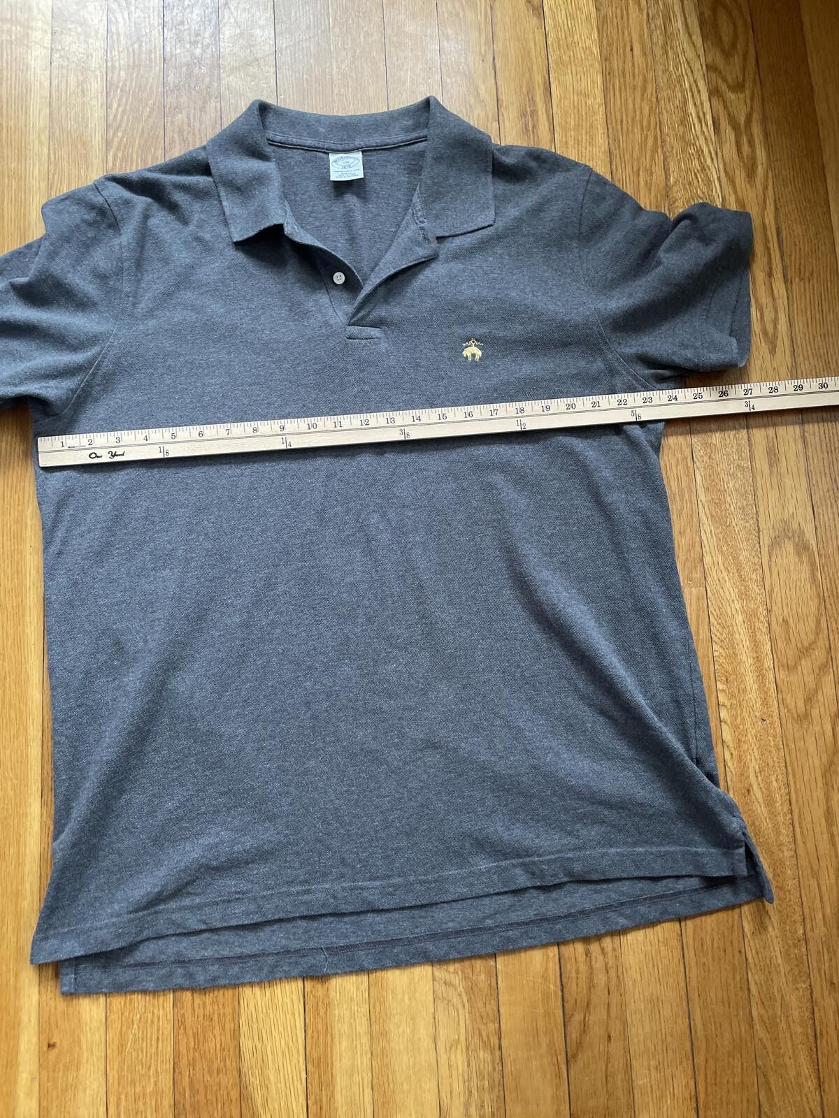 Brooks Brothers Brooks Brothers Performance Polo Shirt Slim Fit XXL Gray Size US XXL / EU 58 / 5 - 6 Thumbnail