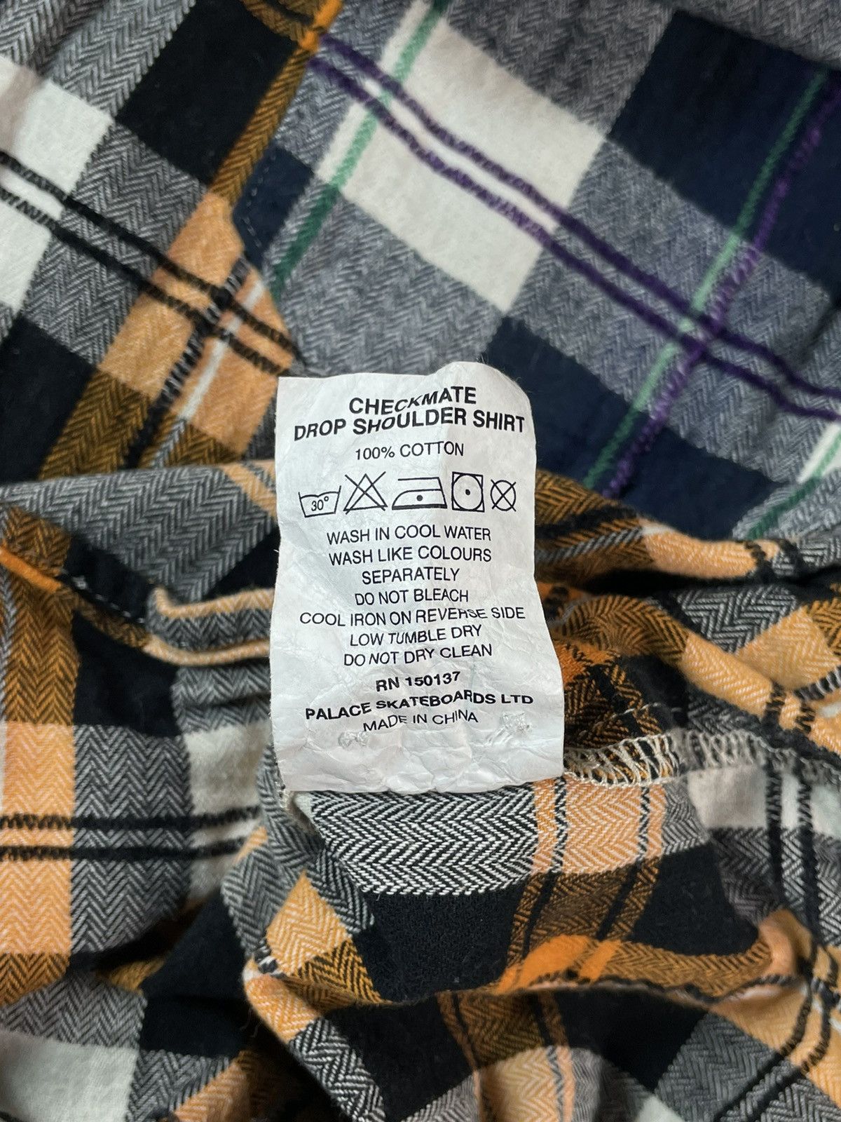 Palace PALACE Skateboarding Checkmate Drop Two Tone Oversized Shirt Size US M / EU 48-50 / 2 - 13 Thumbnail