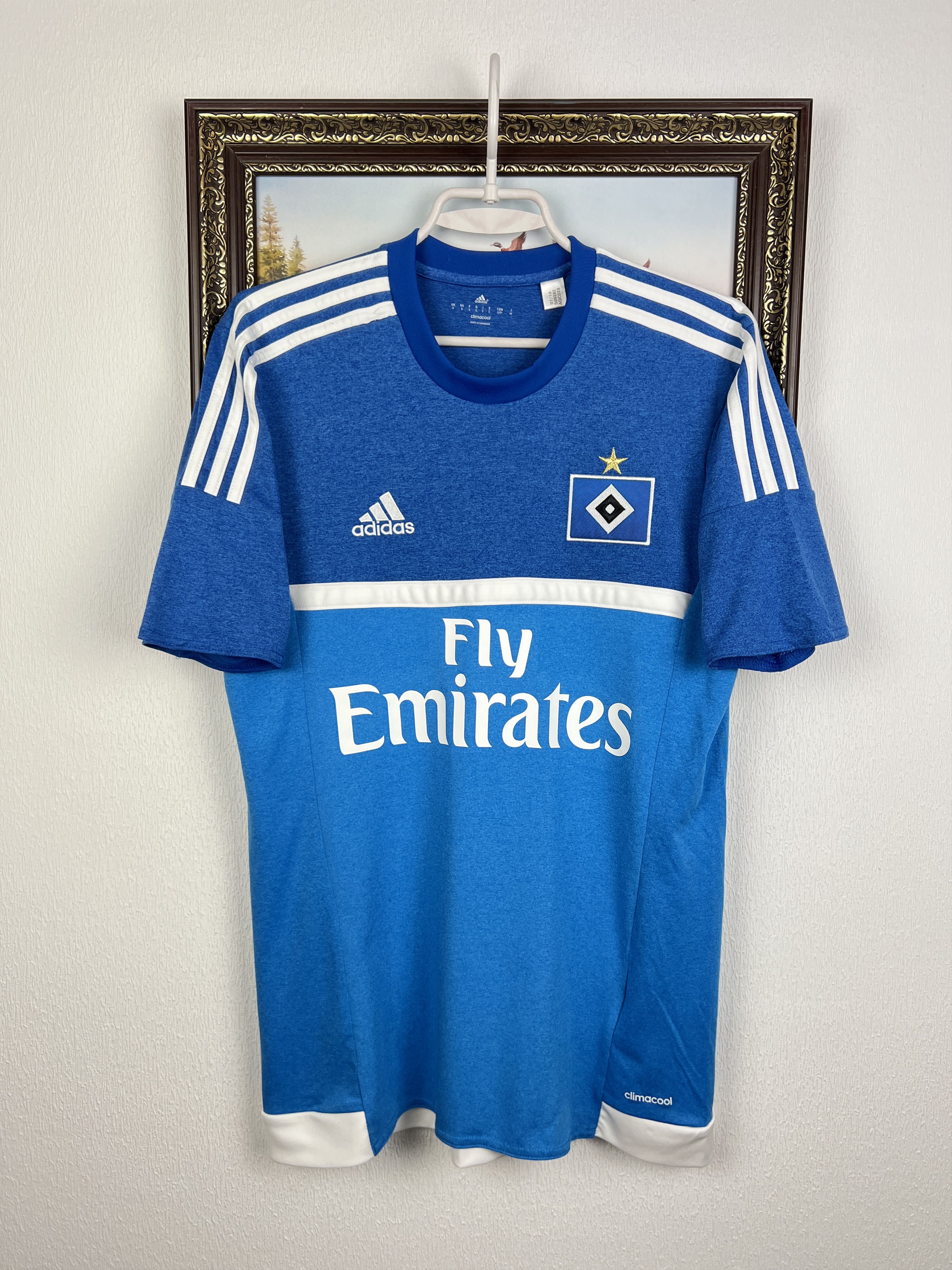 Adidas Hamburg Third football shirt 2016 Soccer Jersey Trikot Size US S / EU 44-46 / 1 - 1 Thumbnail