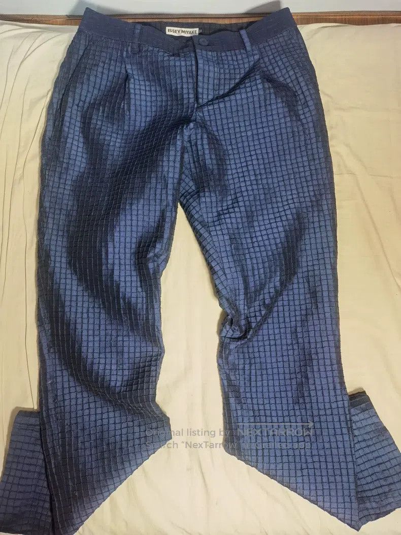 Issey Miyake Issey Miyake size:3 Plaid Trousers Size 22" - 1 Thumbnail