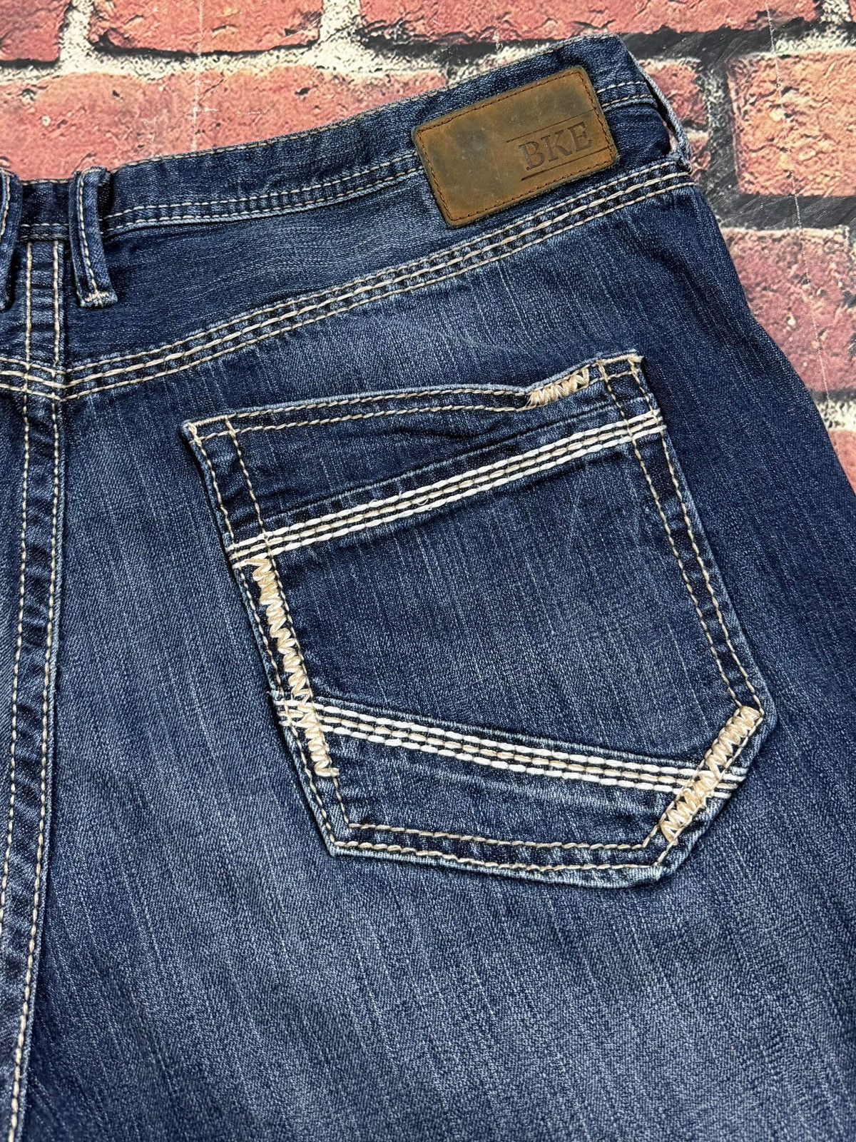 BKE BKE Seth Jeans Blue Relaxed Straight Leg Stretch Denim Size US 44 / EU 60 - 5 Thumbnail