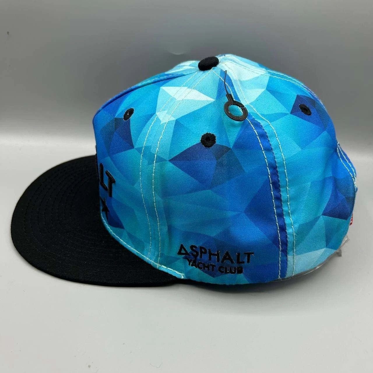 Asphalt Asphalt Yacht Club Hat Men Blue Black Snap Back Cap New Size ONE SIZE - 7 Thumbnail