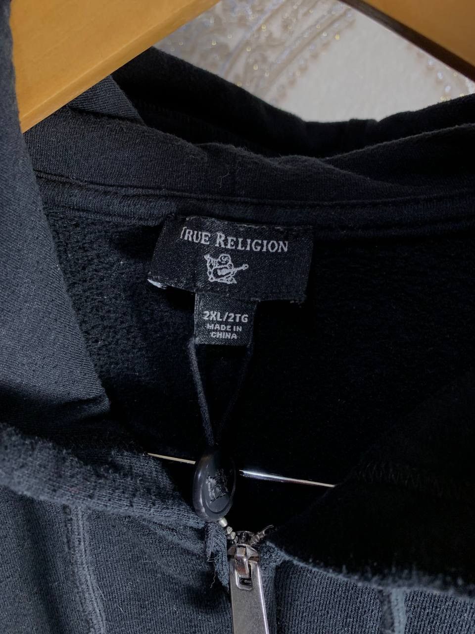 True Religion × Vintage VERY RARE TRUE RELIGION FULL ZIP HOODIE BIG LOGO Y2K 90s SK8 Size US XXL / EU 58 / 5 - 4 Thumbnail