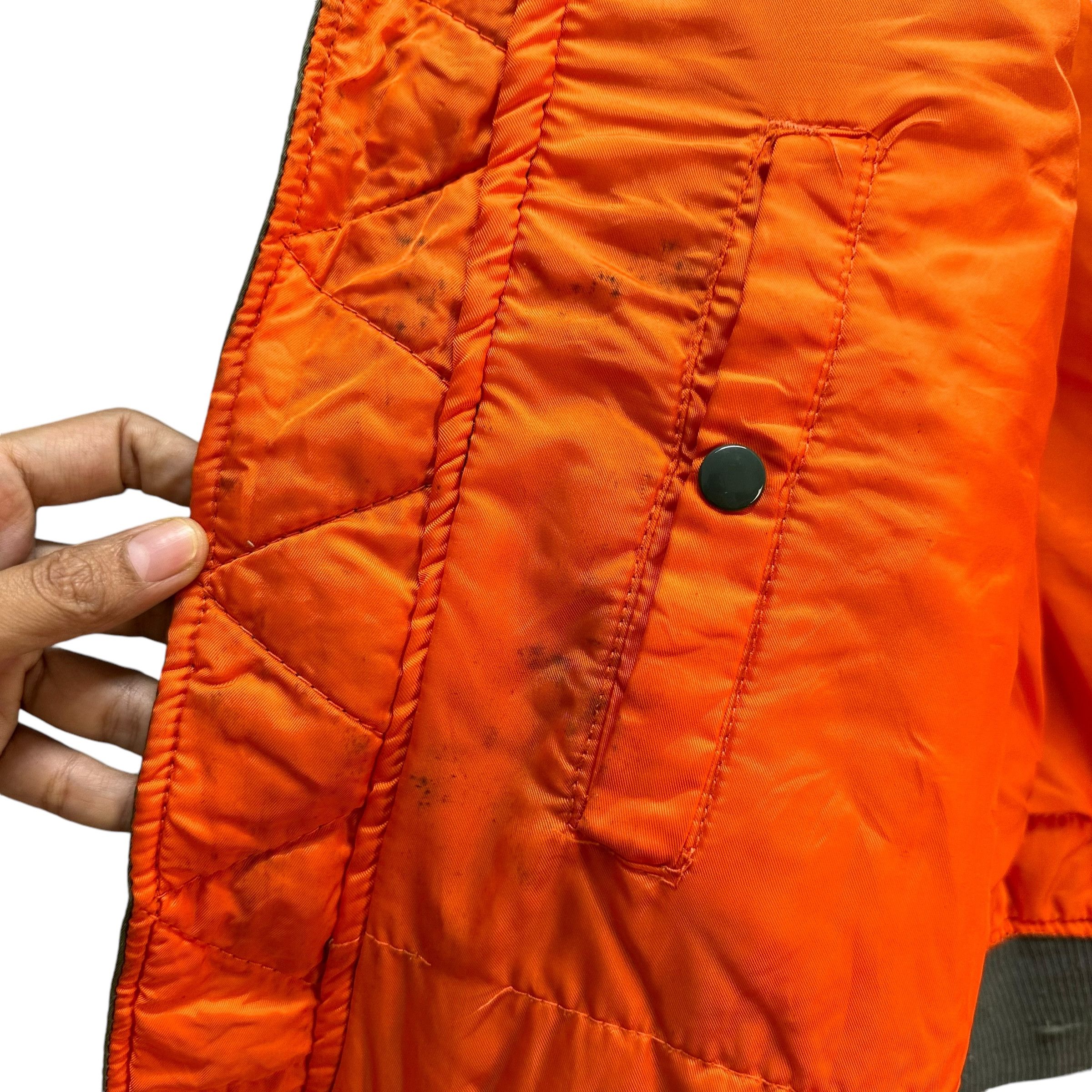 Alpha Industries ALPHA INDUSTRIES MA1 Green Bomber Jacket #A51-1186 Size US L / EU 52-54 / 3 - 9 Thumbnail