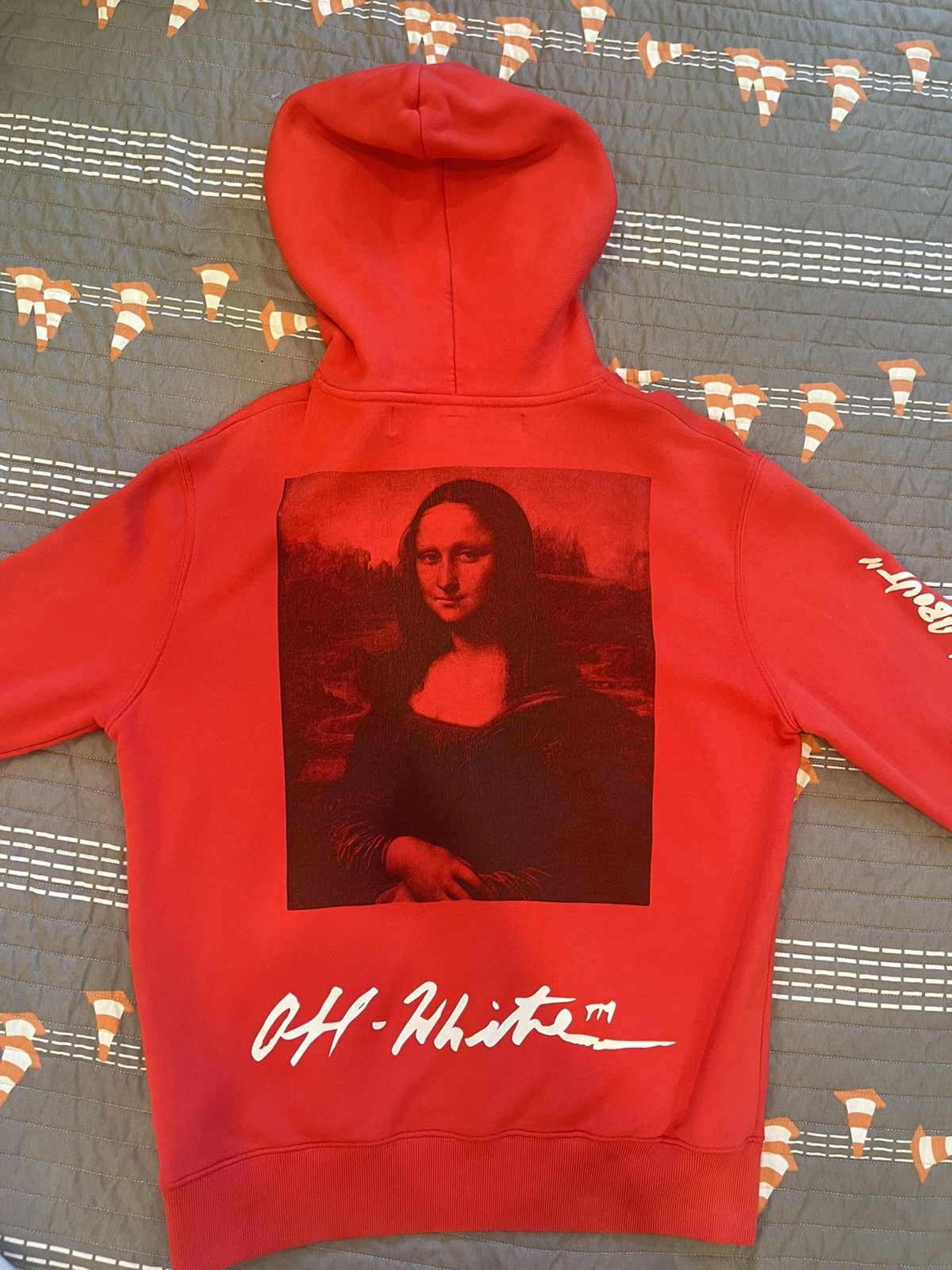 Off-White OFF-WHITE Mona Lisa Graphic Print Hoodie Size Small Size US S / EU 44-46 / 1 - 5 Thumbnail