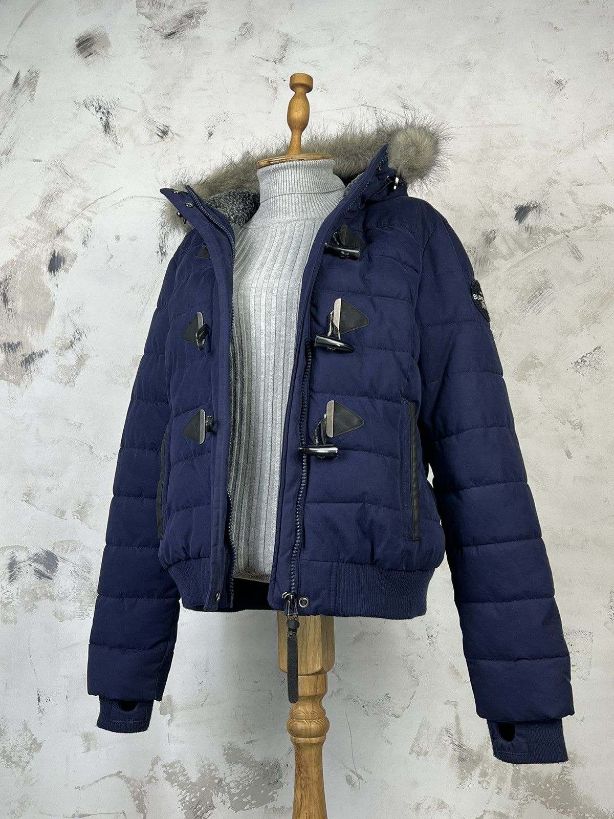 Superdry Superdry Toggle Puffer Bomber Jacket Size S - M Size M / US 6-8 / IT 42-44 - 2 Thumbnail
