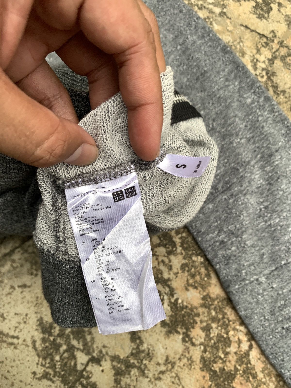 Jun Takahashi × Undercover × Uniqlo Uniqlo Undercover Grey Double Pocket Heavy Zip up Hoodie Size S / US 4 / IT 40 - 9 Thumbnail