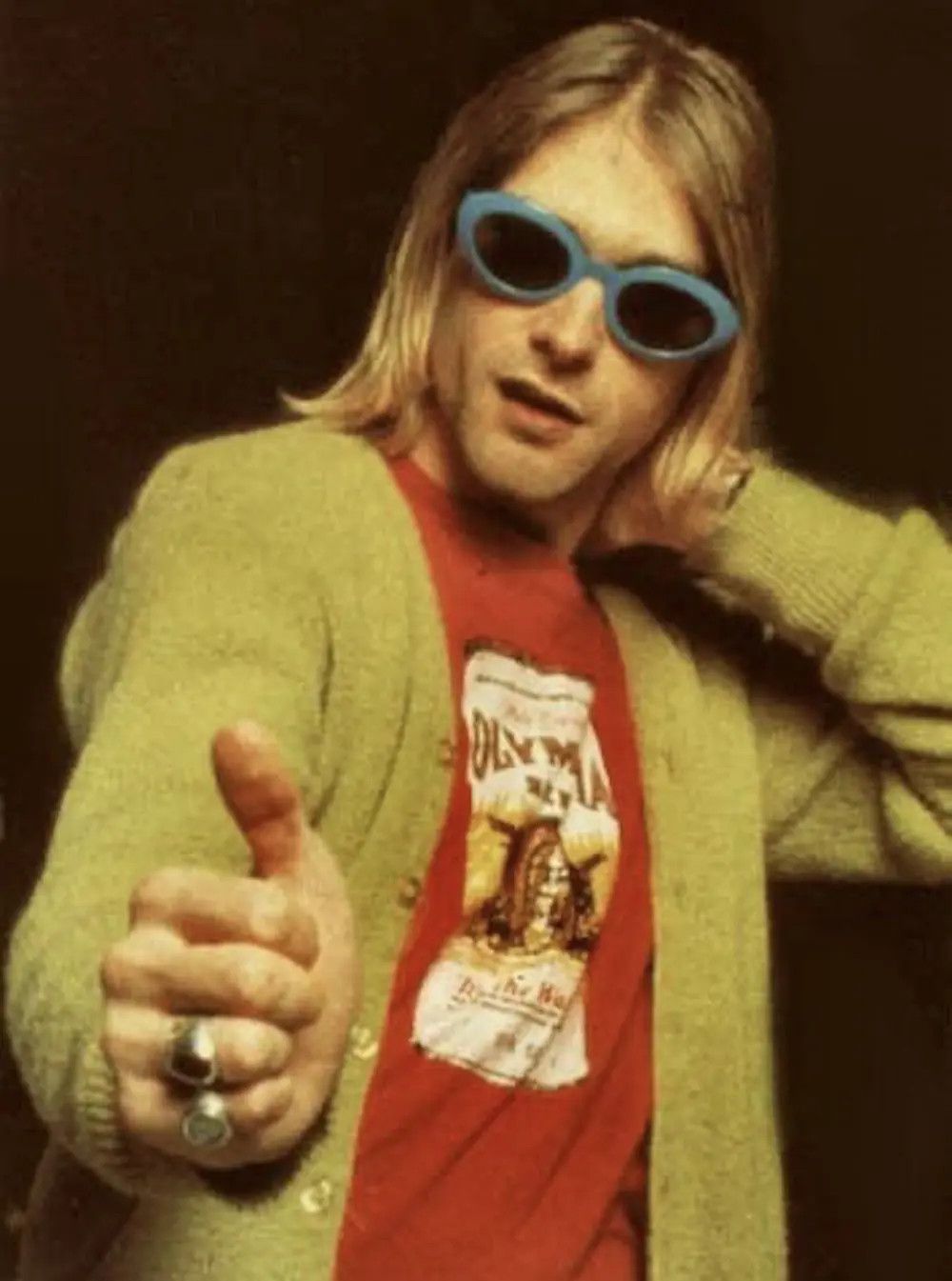 If Six Was Nine B room- Japanese brand Cardigan Kurt Cobain Size US XL / EU 56 / 4 - 10 Thumbnail