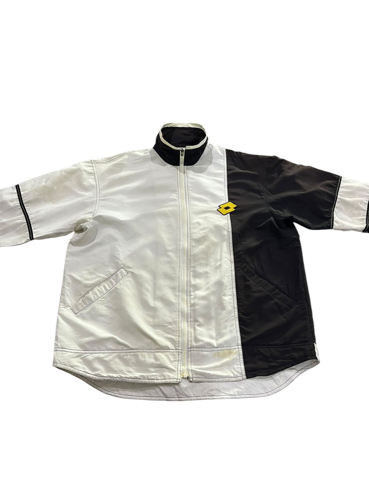 Lotto Sport × Vintage Vintage 90s Lotto Tennis Italiano Windbreaker Size US M / EU 48-50 / 2 - 2 Thumbnail