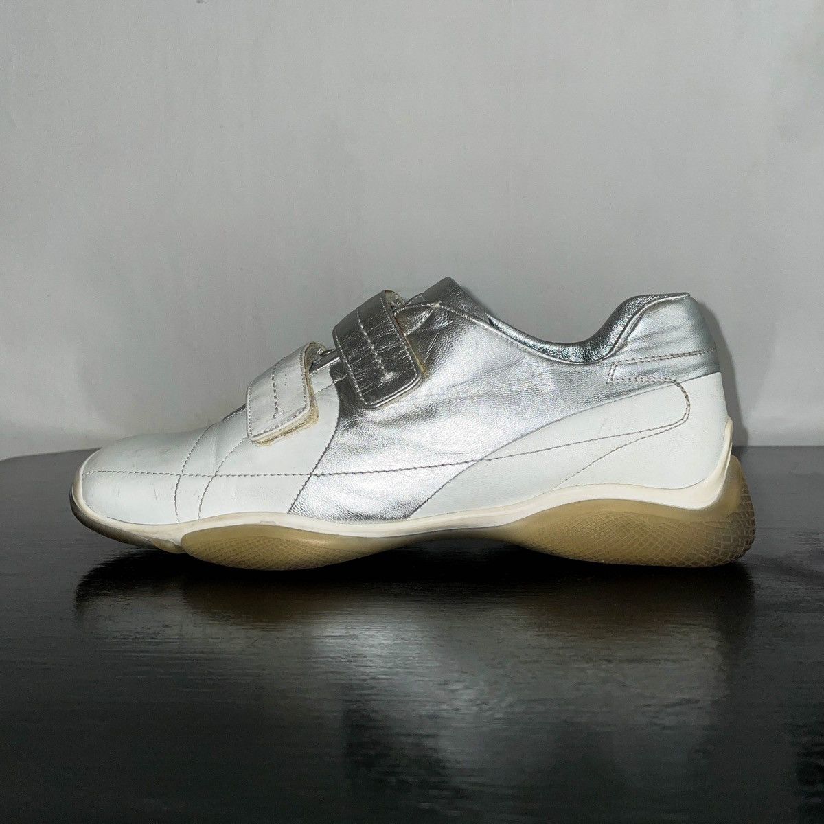 Miu Miu × Prada × Vintage Prada Sport Archive Leather Shoes Size US 8 / IT 38 - 2 Thumbnail