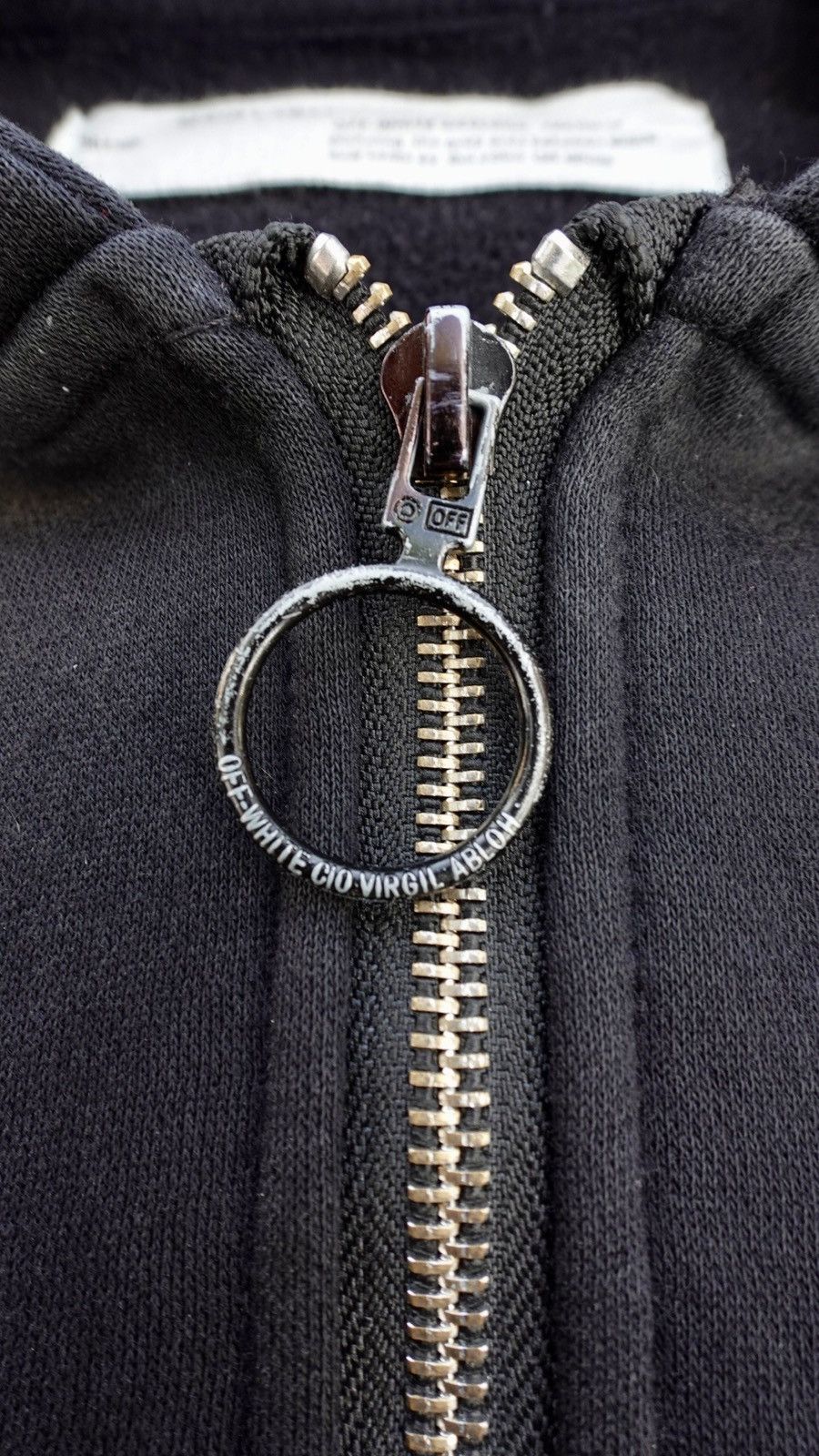 Off-White OFF-WHITE Gold Tape Arrow Zip Hoodie ⚫️✨ Size US M / EU 48-50 / 2 - 8 Thumbnail