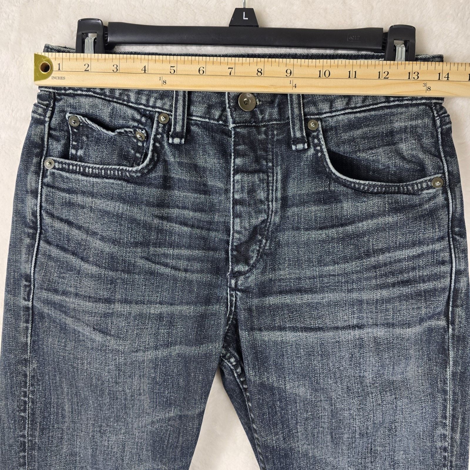 Rag & Bone Rag & Bone Ainsley Distressed FIT 1 Skinny Jeans Fits 28x30 Size 28" / US 6 / IT 42 - 12 Thumbnail