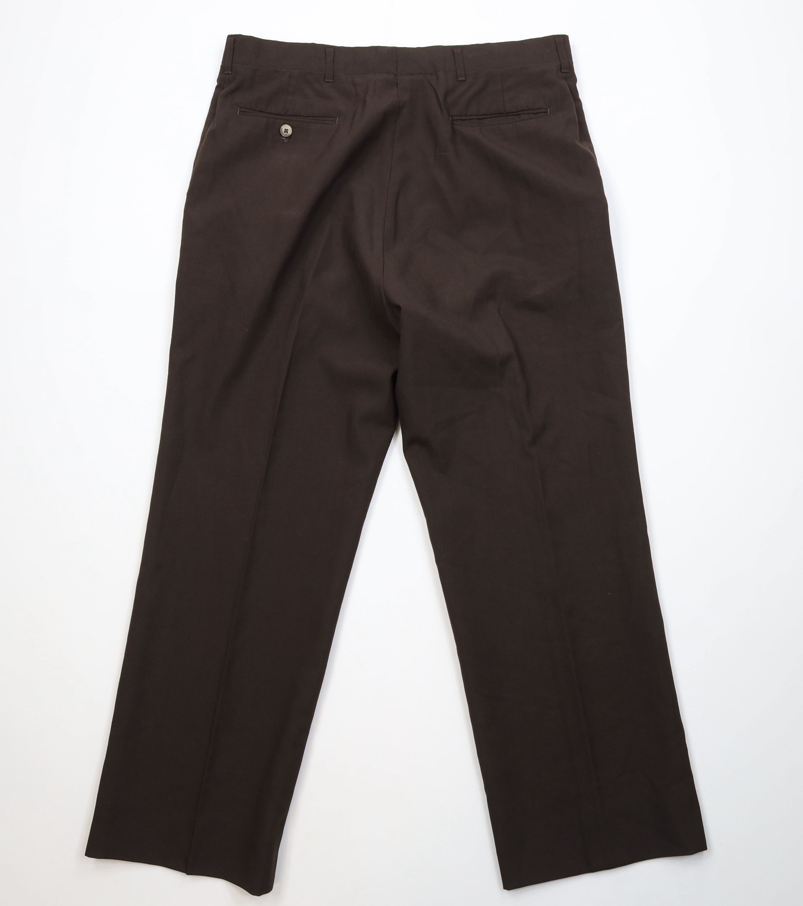 Vintage Vintage 70s Streetwear Knit Wide Leg Chino Pants Brown Size US 36 / EU 52 - 11 Thumbnail